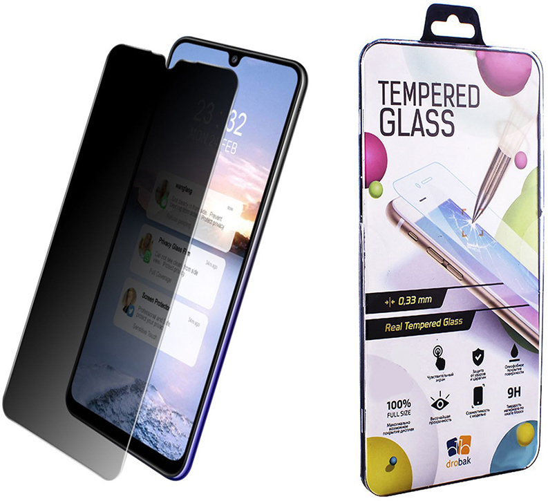 

Защитное стекло Drobak конфиденциальное для Samsung Galaxy M12