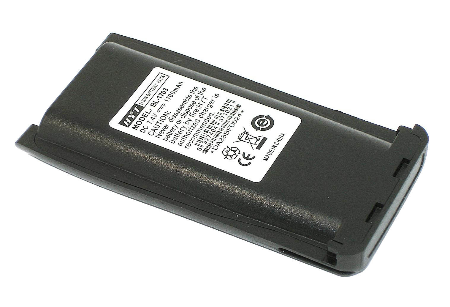 

Аккумуляторная батарея для радиостанции Hytera BL1703 TC-700 Li-ion 1700mAh 7.4V High Copy