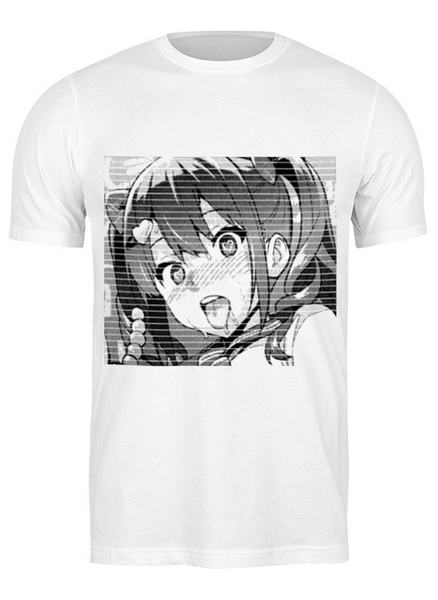 

Футболка  Gee! Белая с рисунком Ахэгао Ahegao anime А 01.13, Футболка 140 см Gee! Белая с рисунком Ахэгао Ahegao anime А 01.13