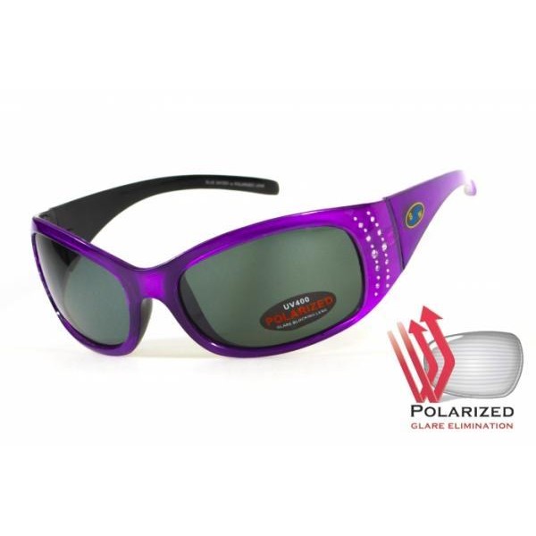 

Очки поляризационные BluWater BISCAYENE Purple Polarized серые