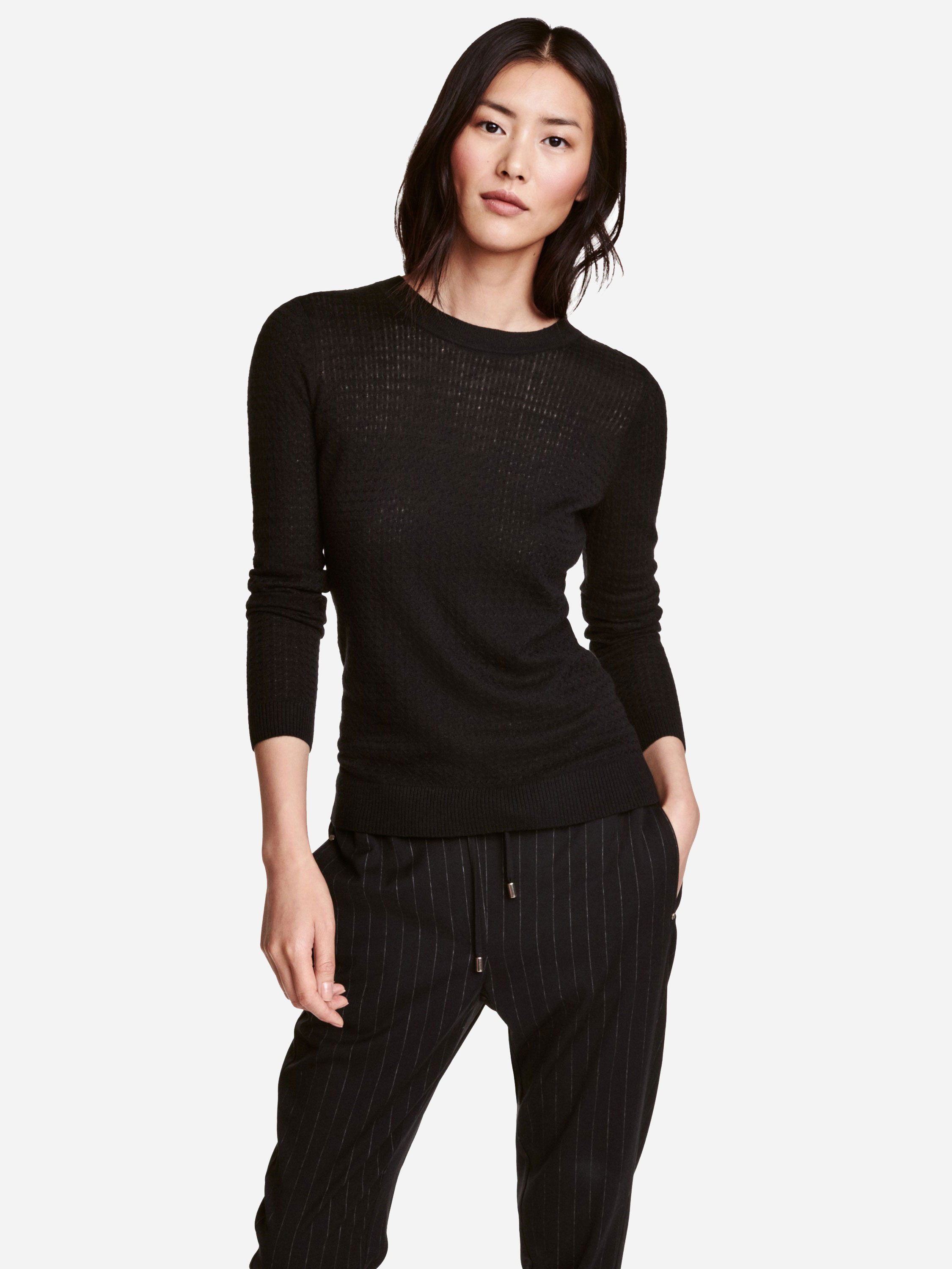

Джемпер H&M 4004134 S Черный