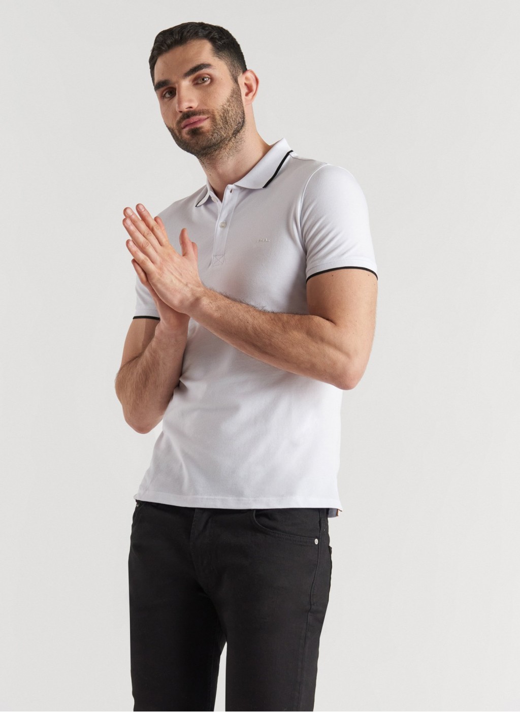 

Поло Pako Lorente P000N-TX-015-B XXL Біле