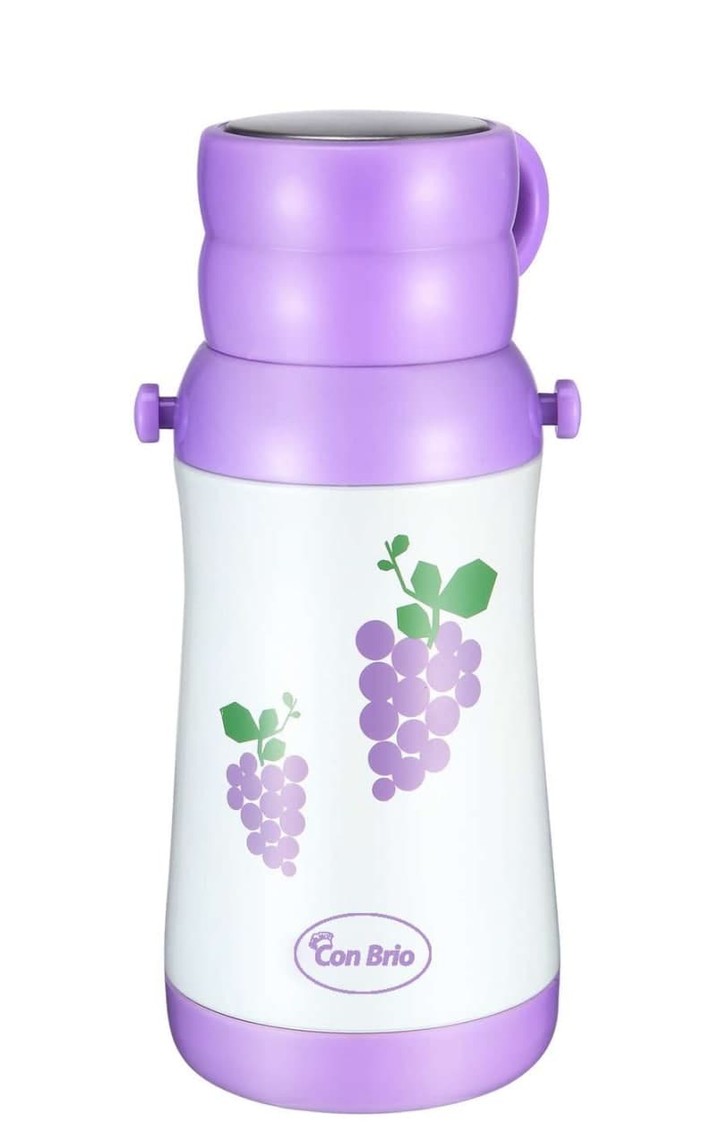 

Вакуумный детский термос из нержавеющей стали Con Brio CB — 341, сиреневый (350 мл)