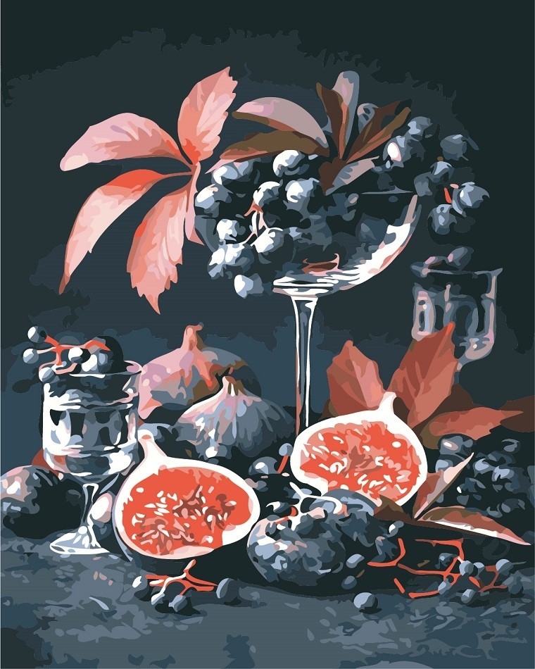 

Картина по номерам ArtStory Инжир и виноград 40х50 см (AS0917)