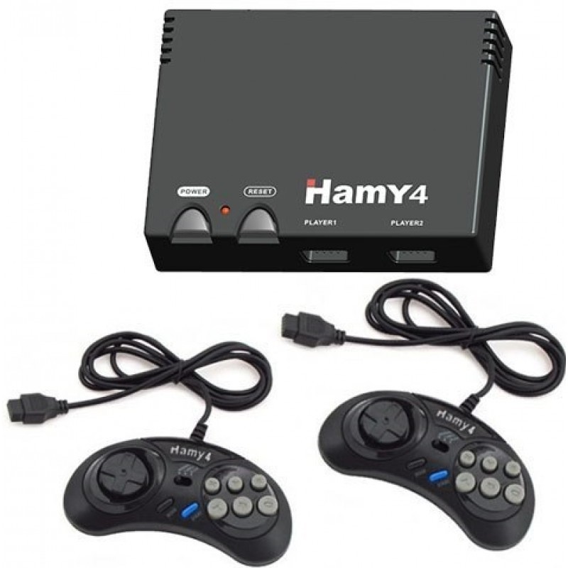 

Игровая приставка Hamy 4 HDMI| 350 встроенных игр Sega + Dendy | поддержка карты памяти SD | черная