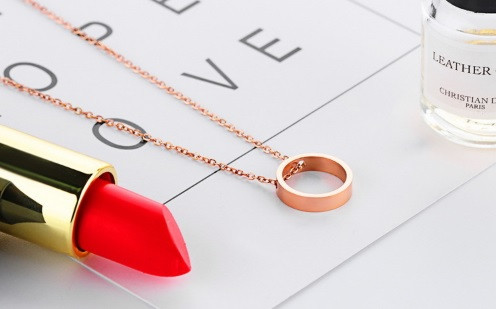 

Подвеска из розового золота "Love Ring"