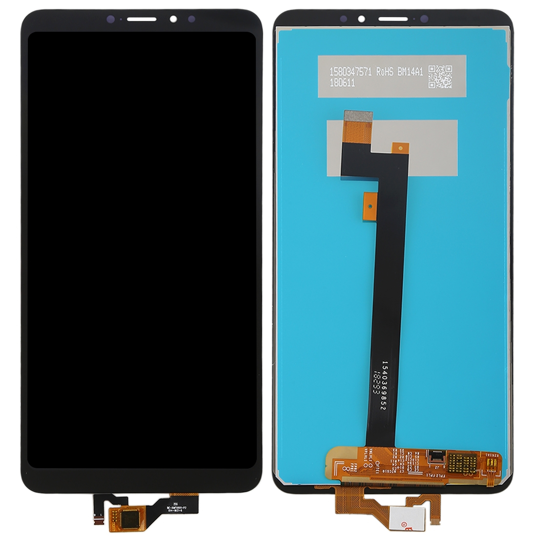 

Дисплей Xiaomi Mi Max 3 черный (LCD экран, тачскрин, стекло в сборе) High Copy