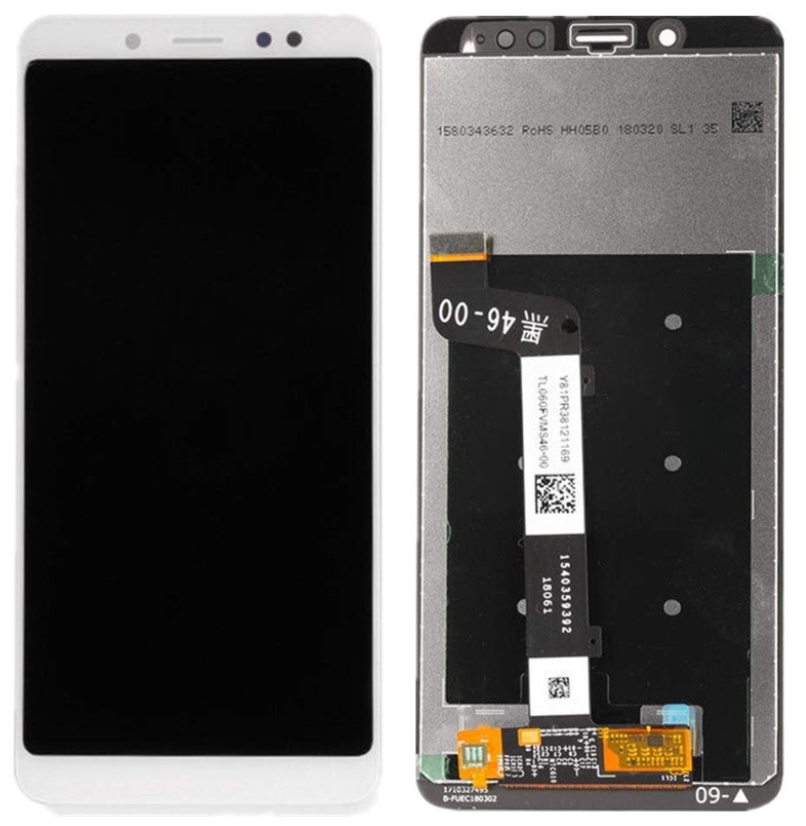 

Дисплей Xiaomi Redmi 5 белый (LCD экран, тачскрин, стекло в сборе) High Copy