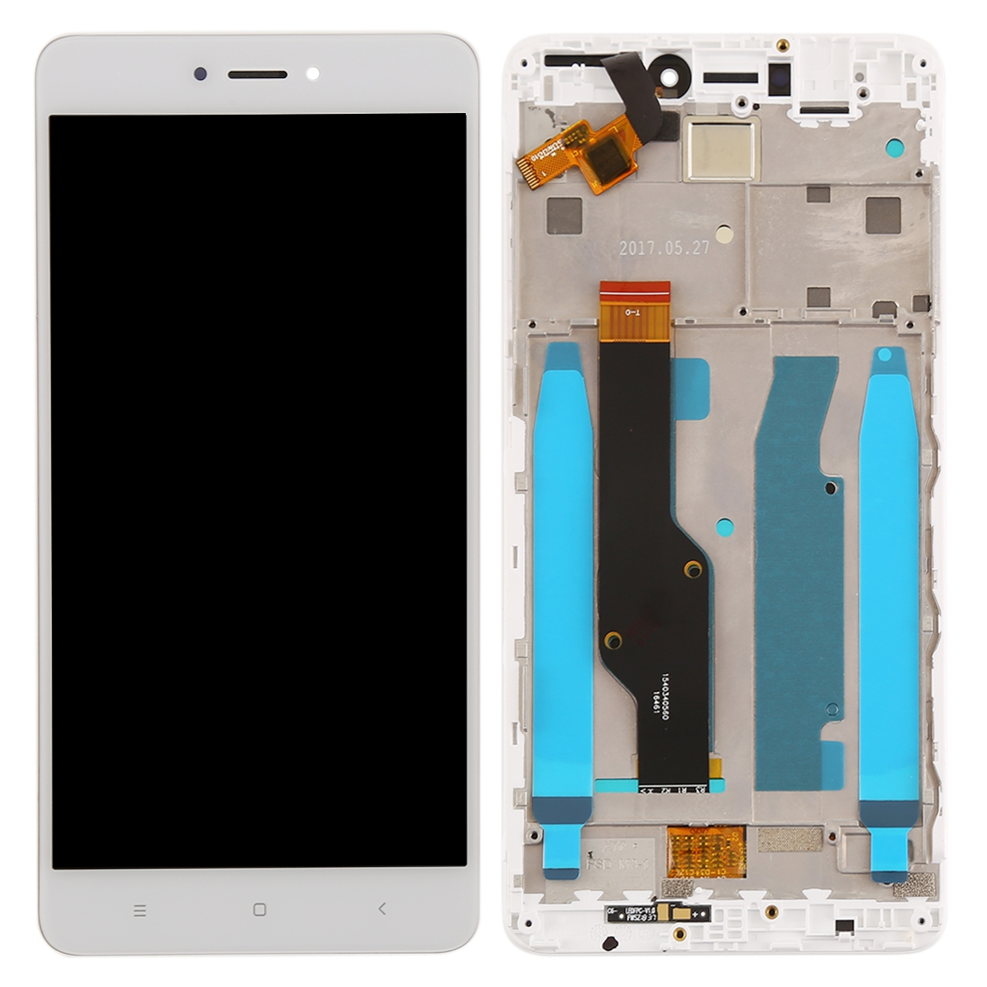 

Дисплей для Xiaomi Redmi Note 4X белый (LCD экран, тачскрин, рамка, стекло в сборе) High Copy