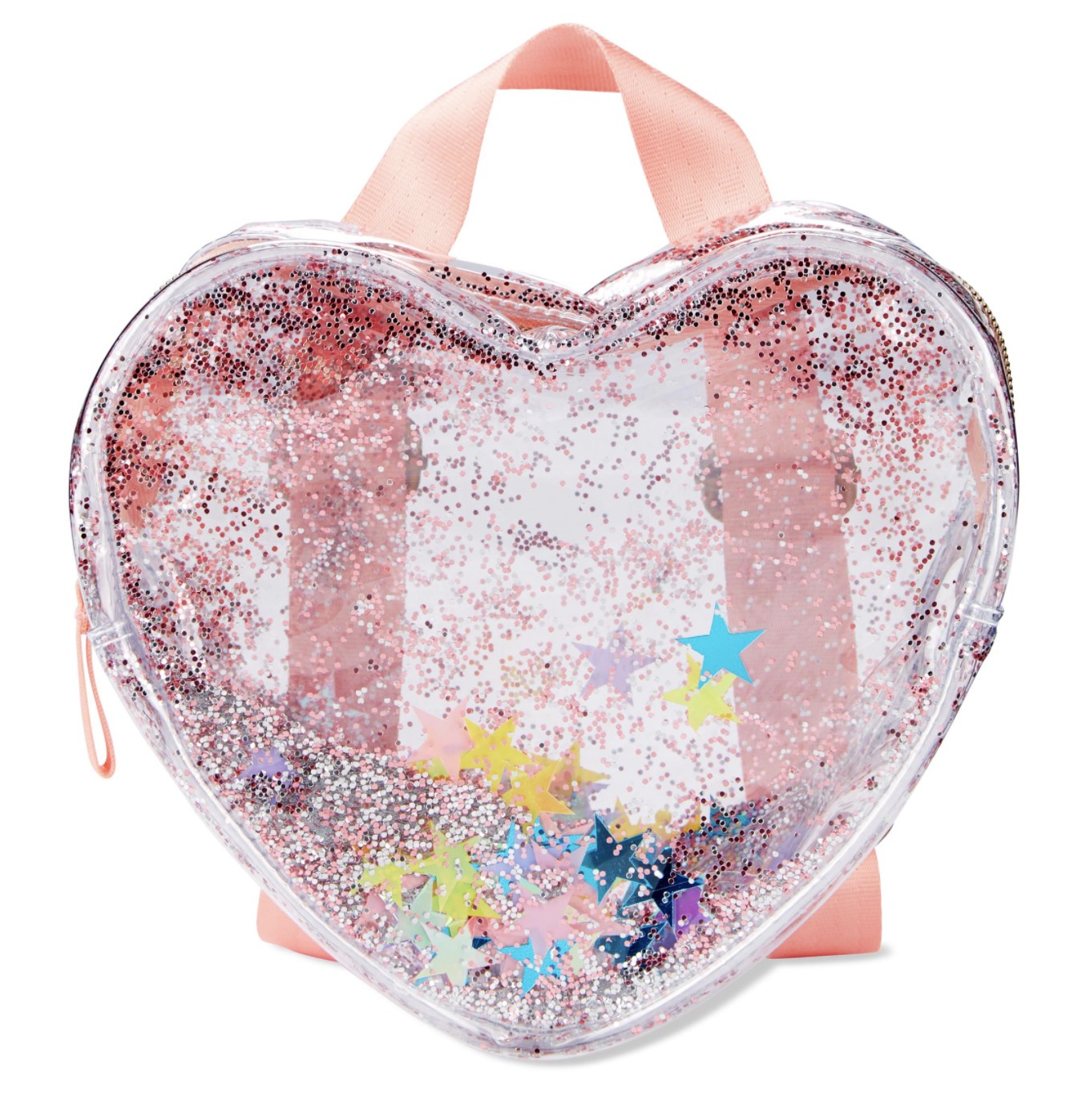 

Рюкзак в форме сердца для девочек Skip Hop Clear Glitter Backpack