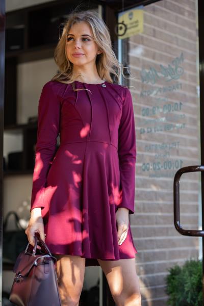 

Платье Style-Nika Фрезия  Вишневый 2106, Платье Style-Nika Фрезия 46 Вишневый 2106