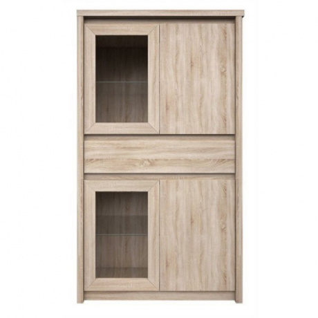 

Сервант ВМВ Нортон WIT2D2W1S 87×154×40 дуб сонома