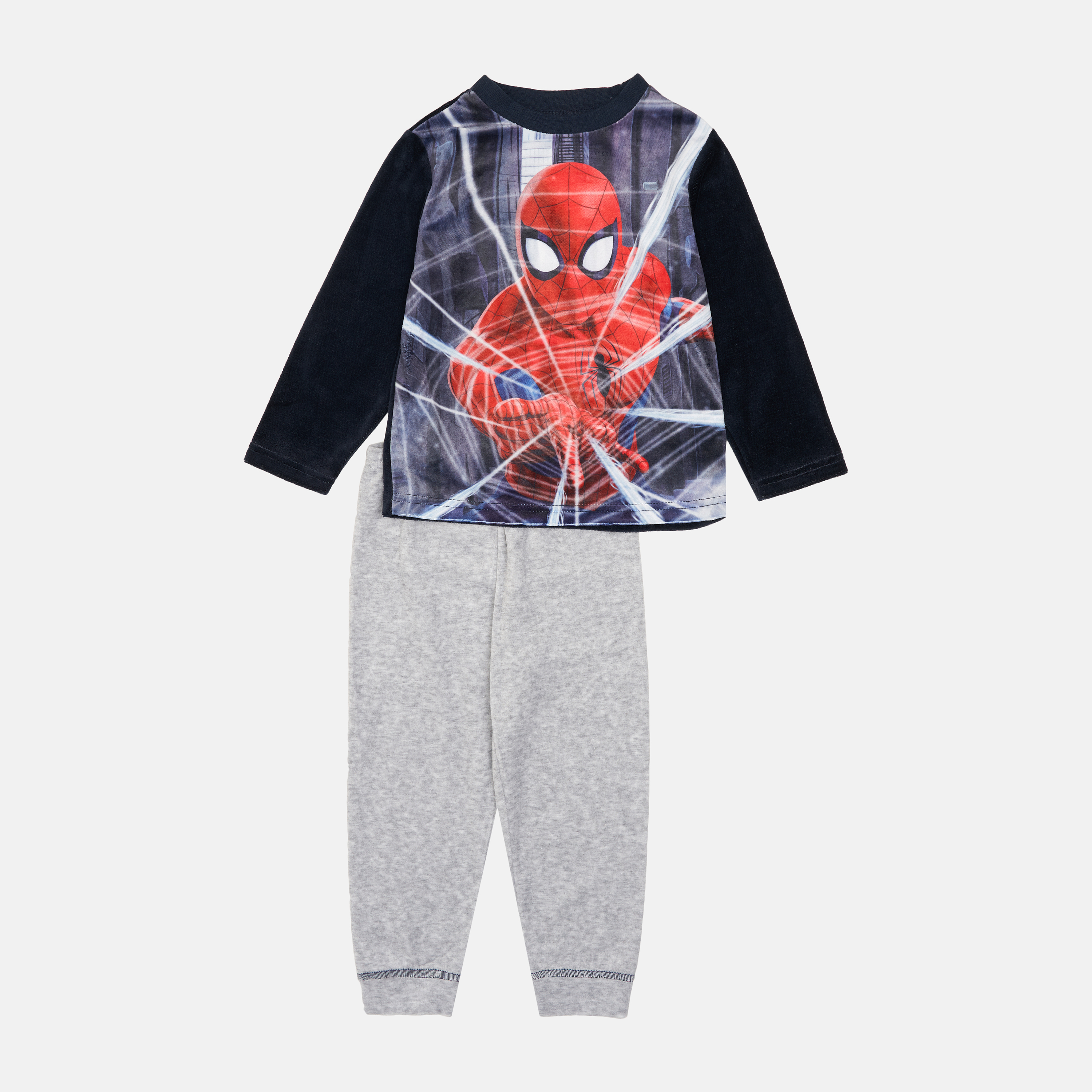 

Пижама (футболка с длинными рукавами + штаны) Disney Spiderman HS2051 98 см Нави