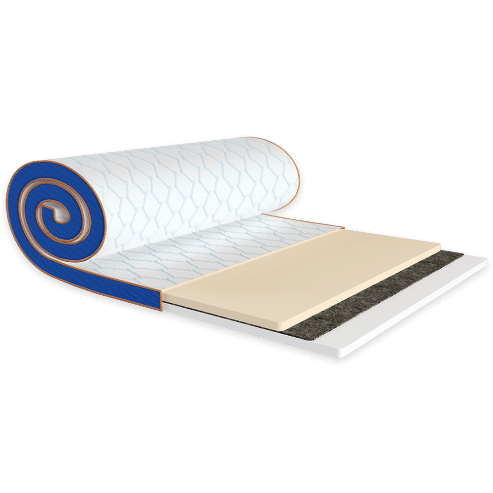 

Матрас-топпер EMM Sleep&Fly mini MEMO 2в1 FLEX стрейч 160x190 89-Е-M
