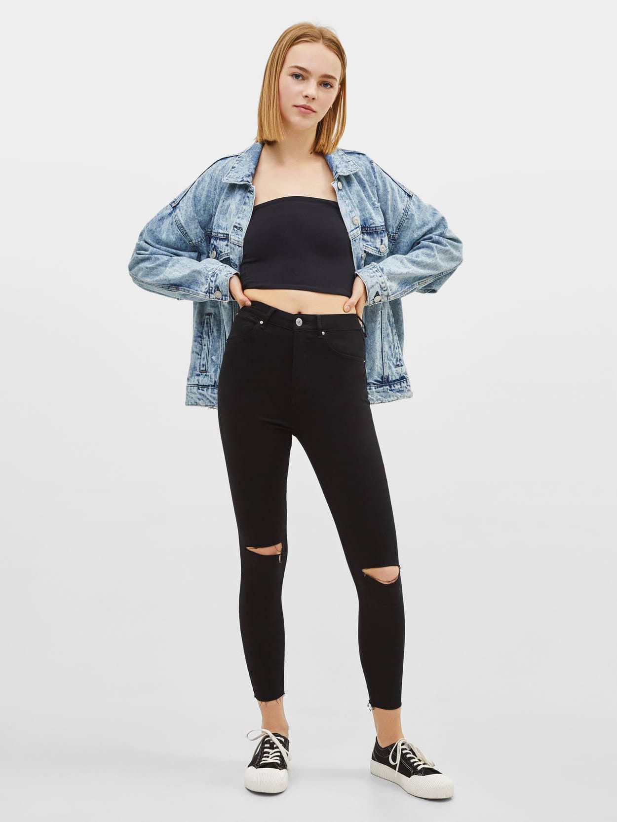 

Джинсы Bershka XAZ221004PWXS 36 Черные