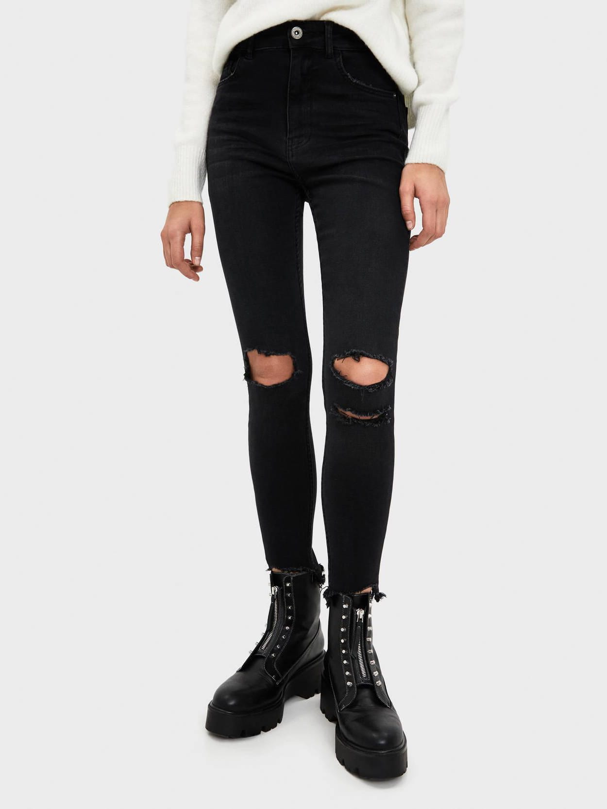 

Джинсы Bershka XAZ238265NWIR 36 Черные