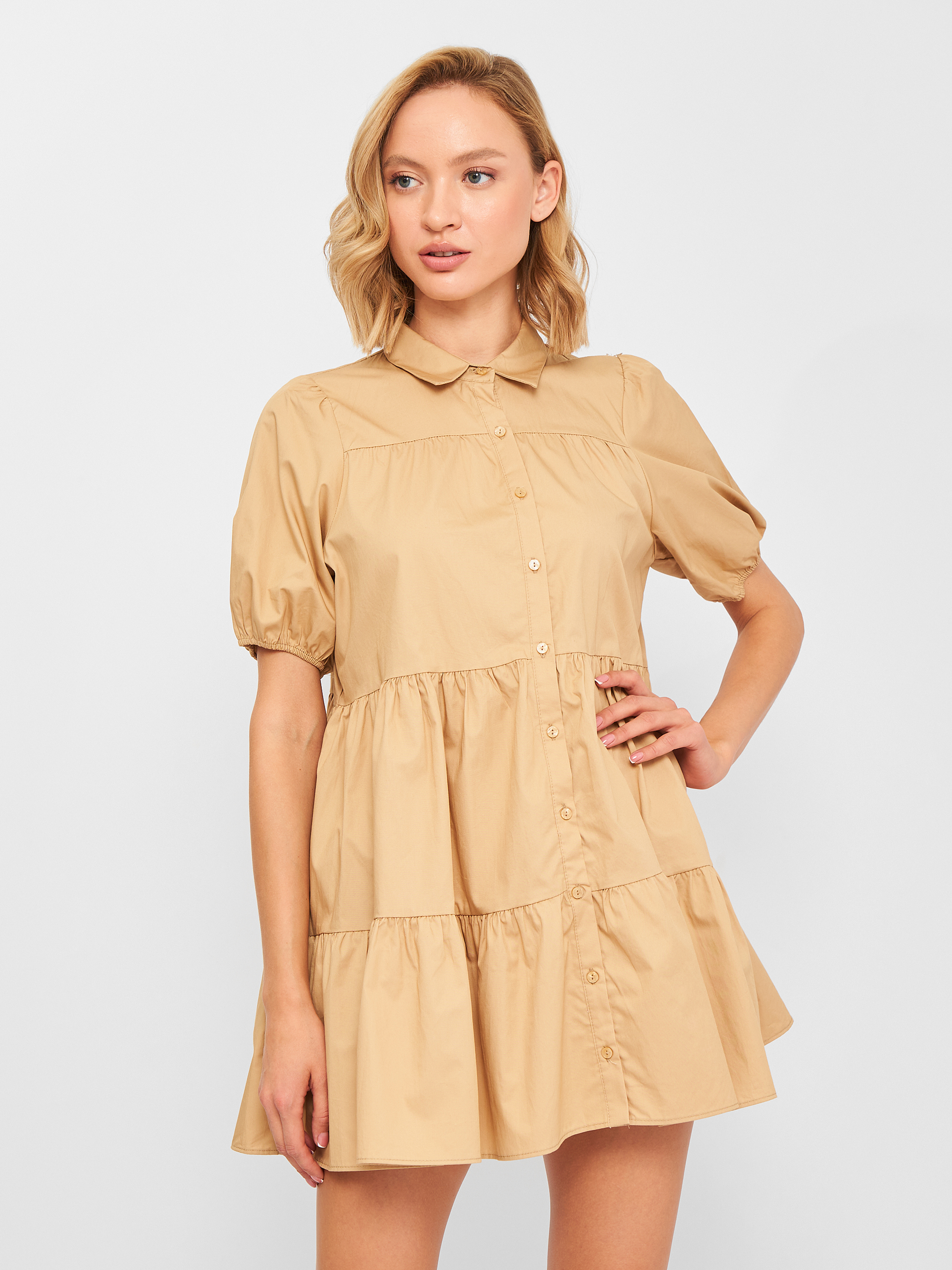 

Платье Zara 7901/903/704  Бежевое, Платье Zara 7901/903/704 XS Бежевое