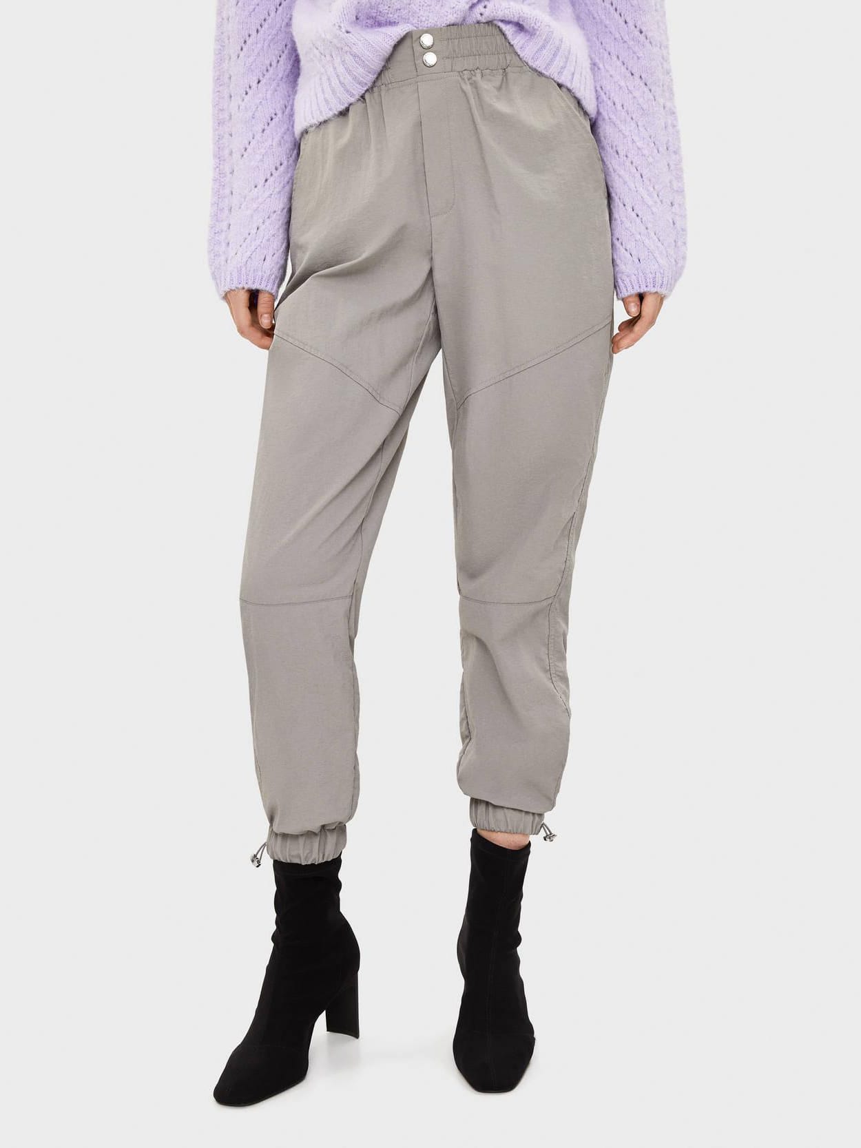 

Брюки Bershka XAZ238566TFVG  Серые, Брюки Bershka XAZ238566TFVG S Серые