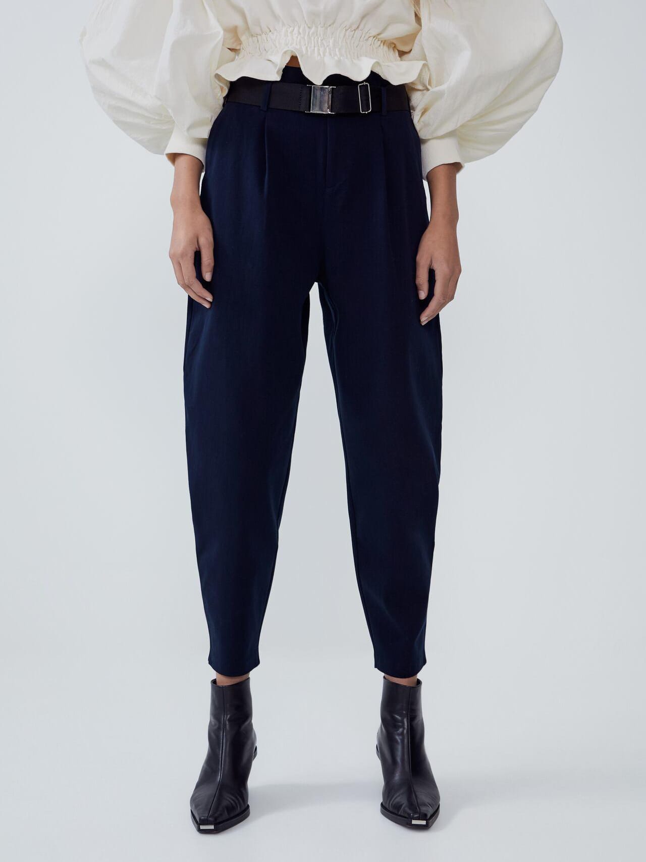 

Брюки Zara XAZ244094NWTB  Темно-синие, Брюки Zara XAZ244094NWTB M Темно-синие