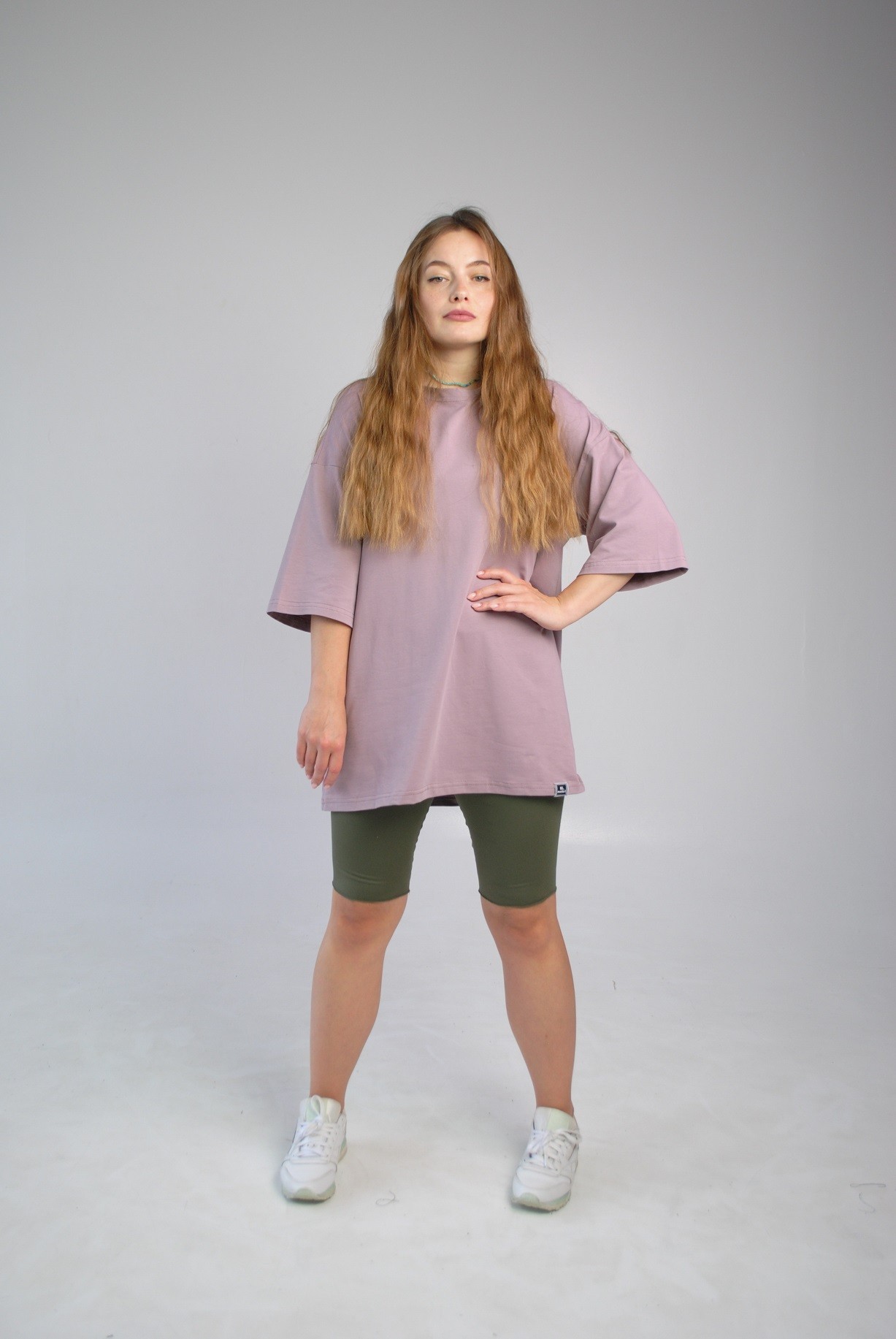 

Футболка женская оверсайз Hi Mate F2 пудра, Футболка женская оверсайз Hi Mate F2 пудра S