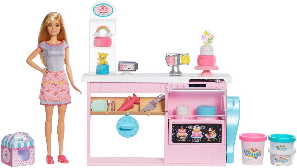 

Игровой набор Барби Пекарня с аксессуарами Barbie Cake Decorating Playset