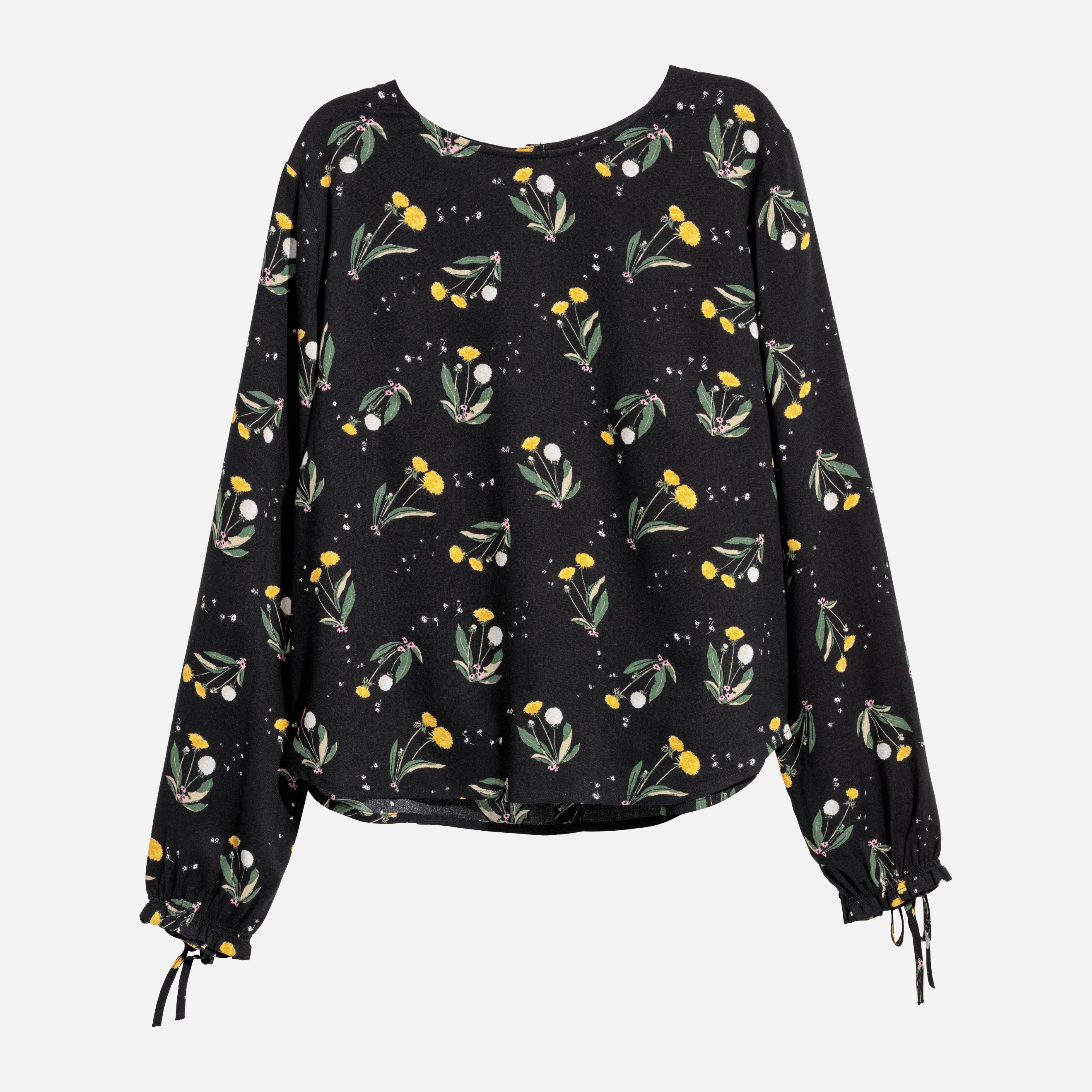 

Блузка H&M Divided XAZ100448IFIU  Черная, Блузка H&M Divided XAZ100448IFIU 34 Черная