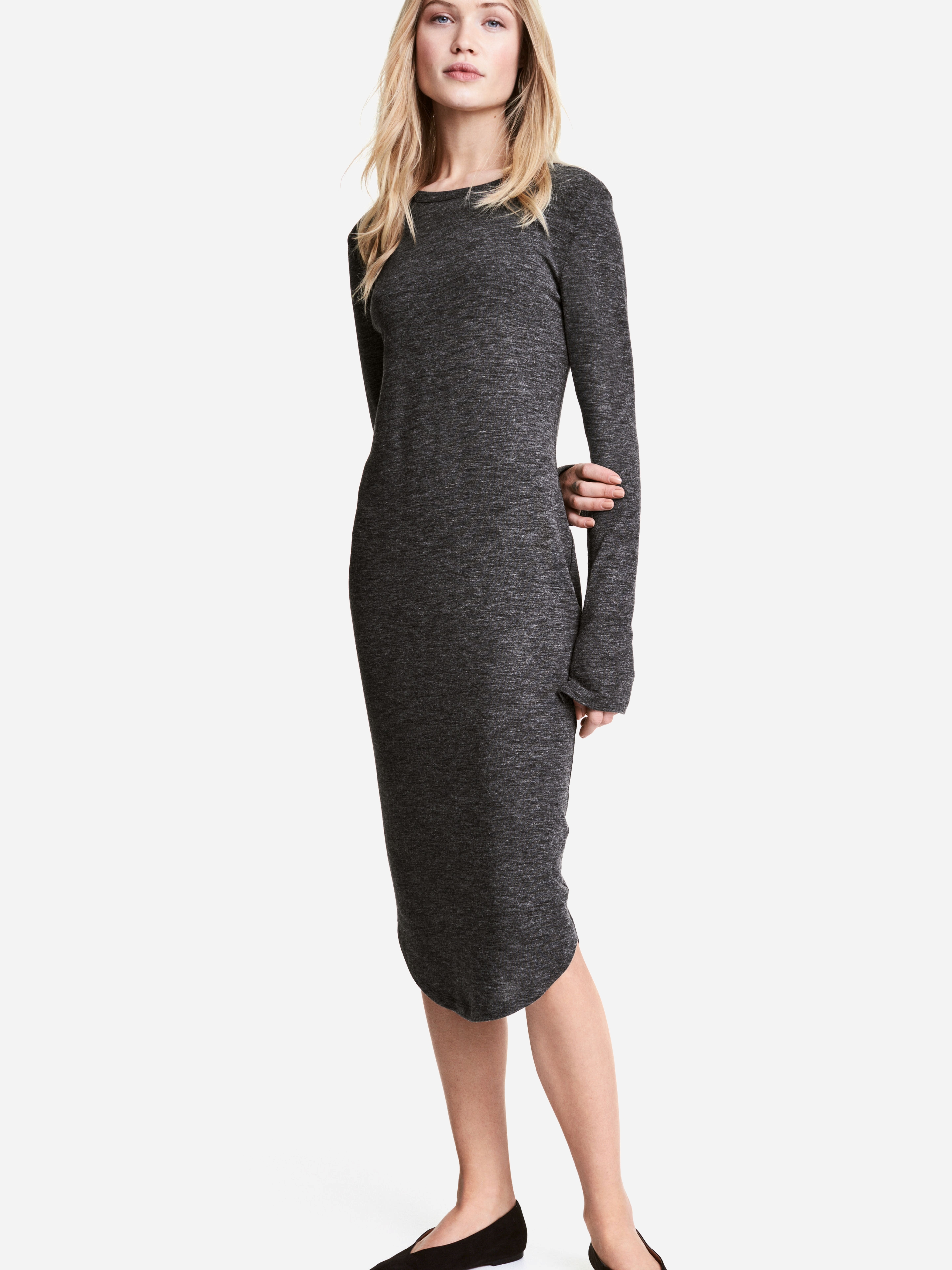 

Платье H&M XAZ084695TGCG  Темно-серое, Платье H&M XAZ084695TGCG L Темно-серое
