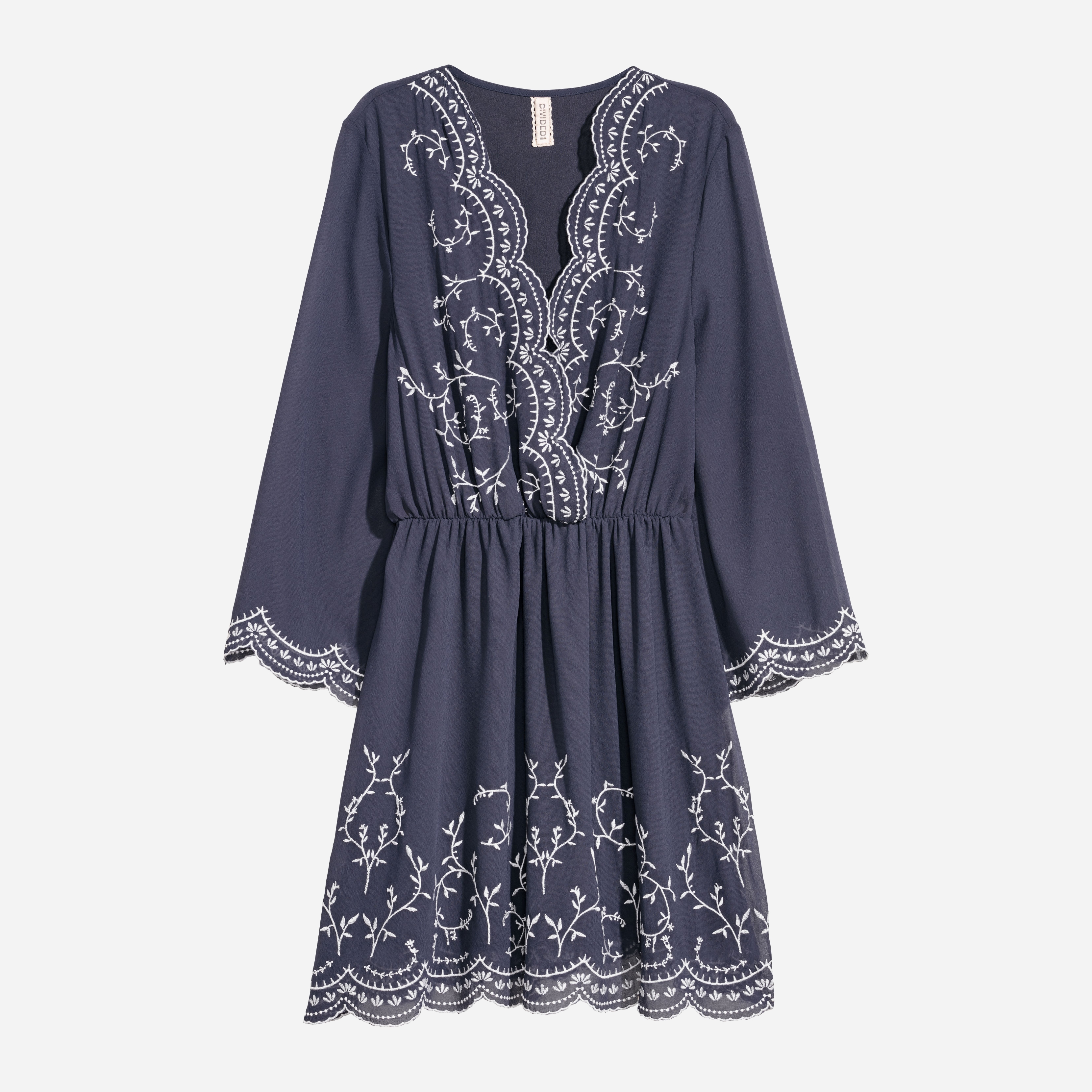 

Платье H&M XAZ127389BDPF 44 Синее с белым