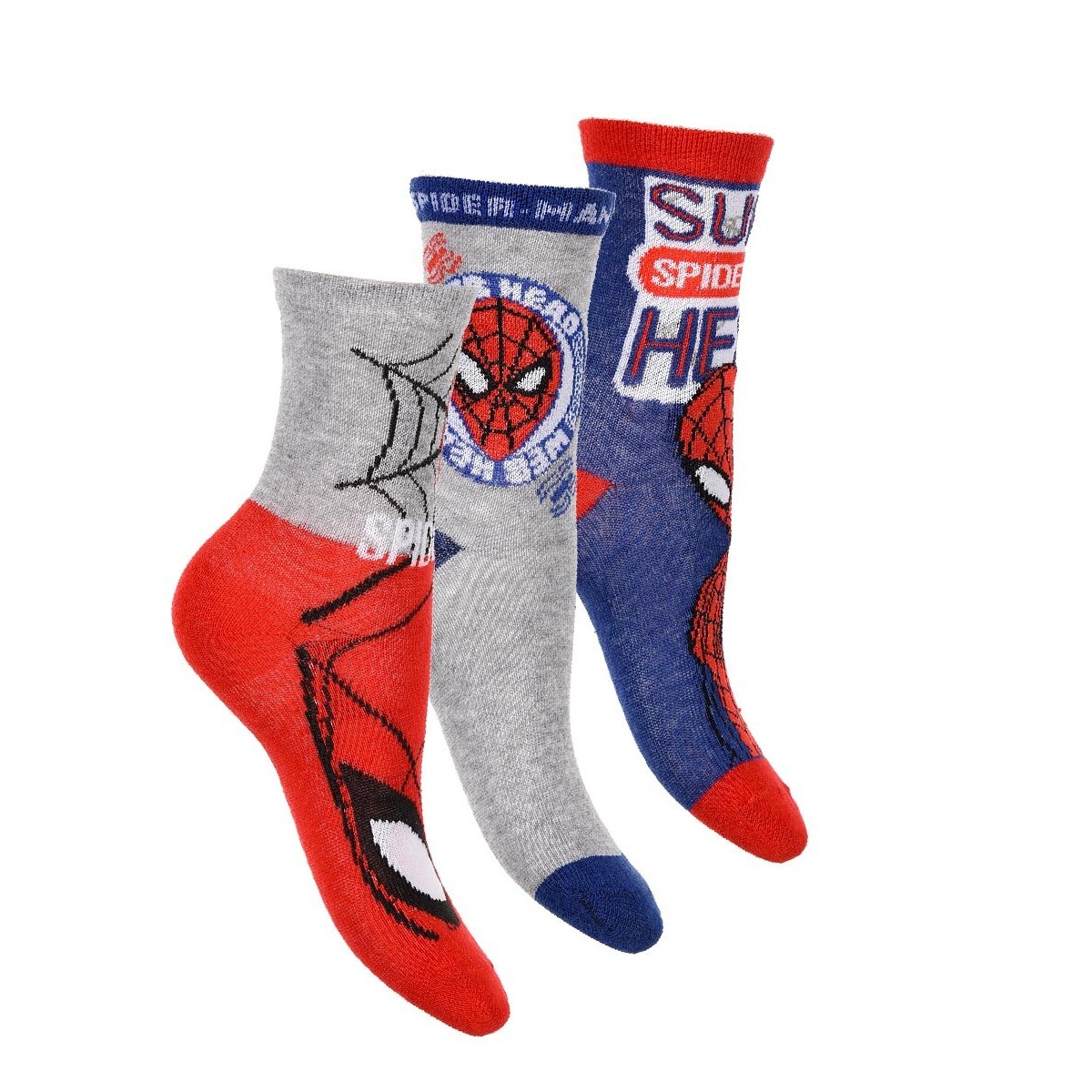 

Носки 3 пары Disney Spider Man (Человек Паук) 023/026 р Разноцвет ET06151