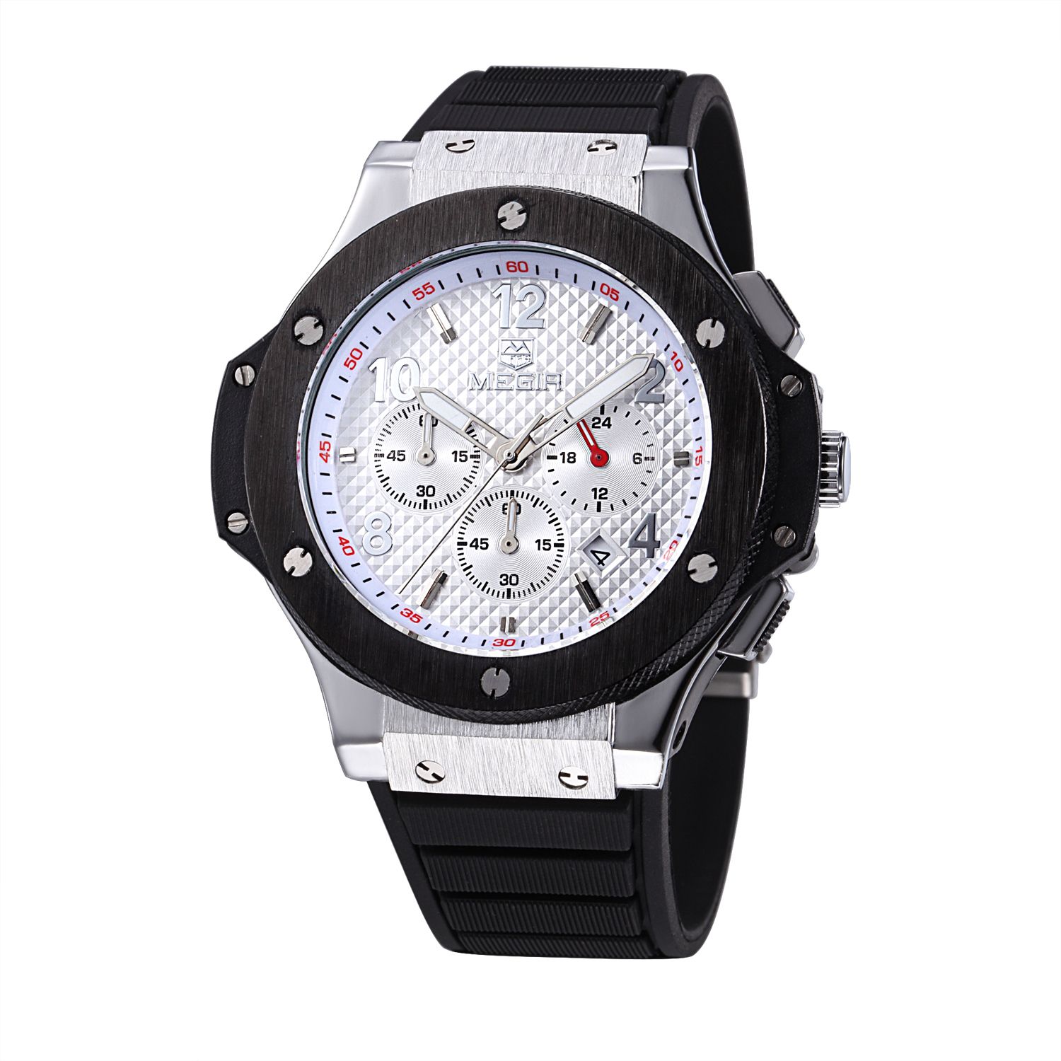 

Часы Megir White Black MG3002G (MN3002GBK-7)