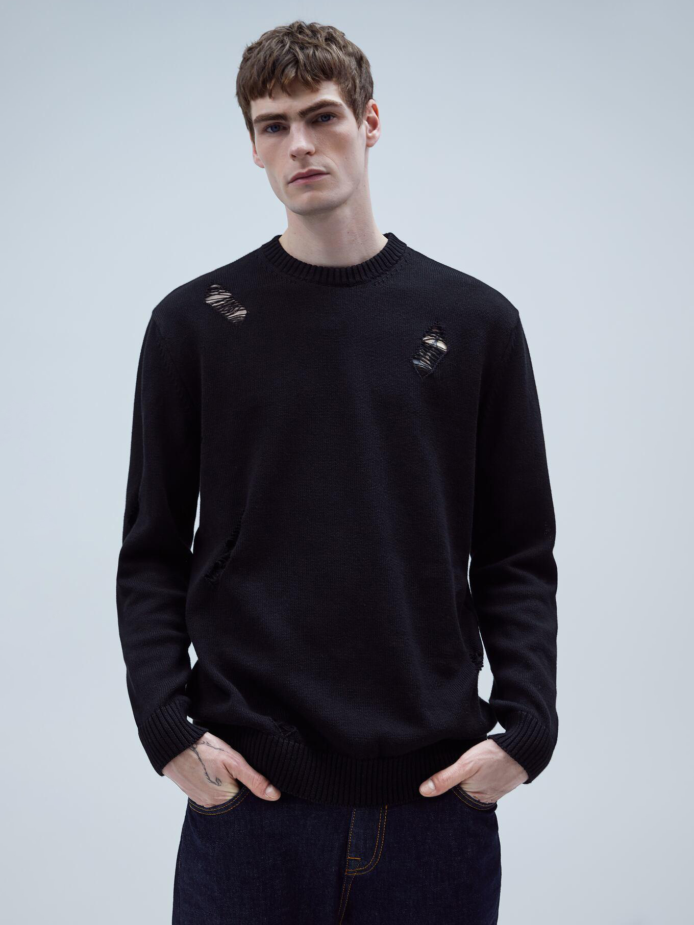 

Джемпер Zara XAZ265994WKGU L Черный
