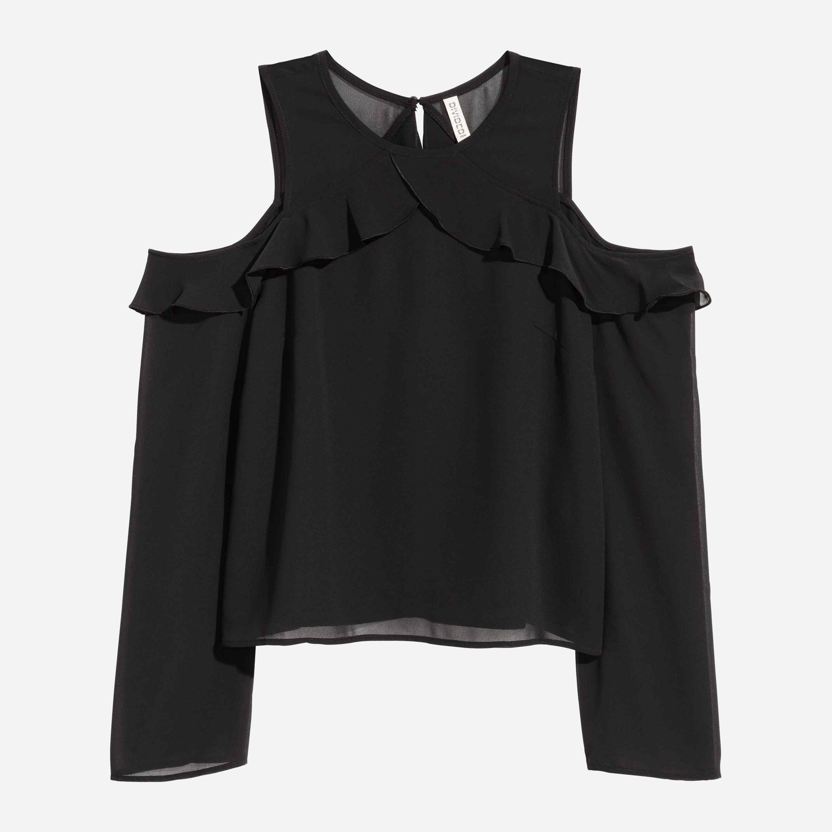 

Блузка H&M Divided XAZ052244TXMH 34 Черная