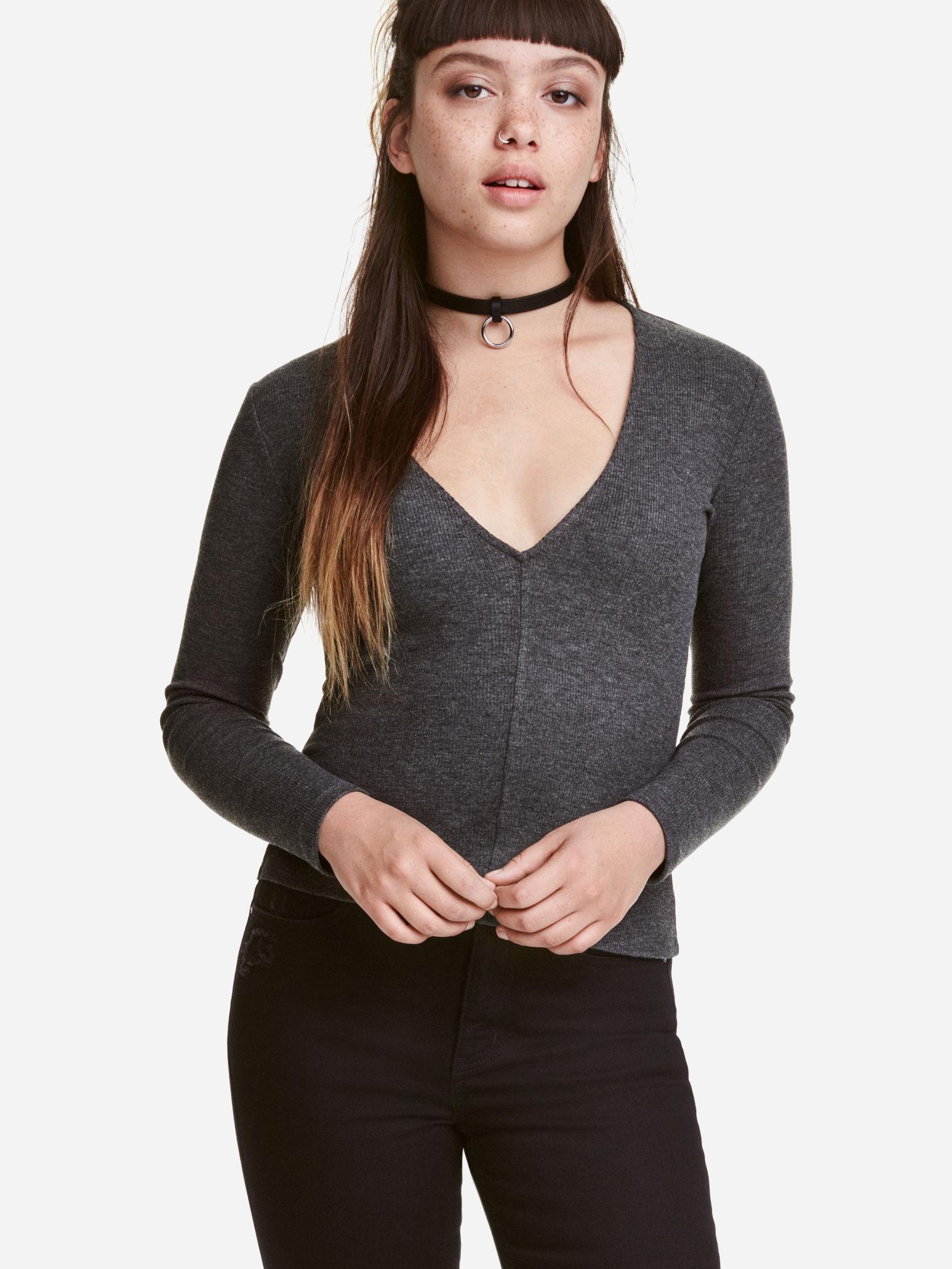 

Пуловер H&M XAZ155824HUFX  Темно-серый, Пуловер H&M XAZ155824HUFX S Темно-серый