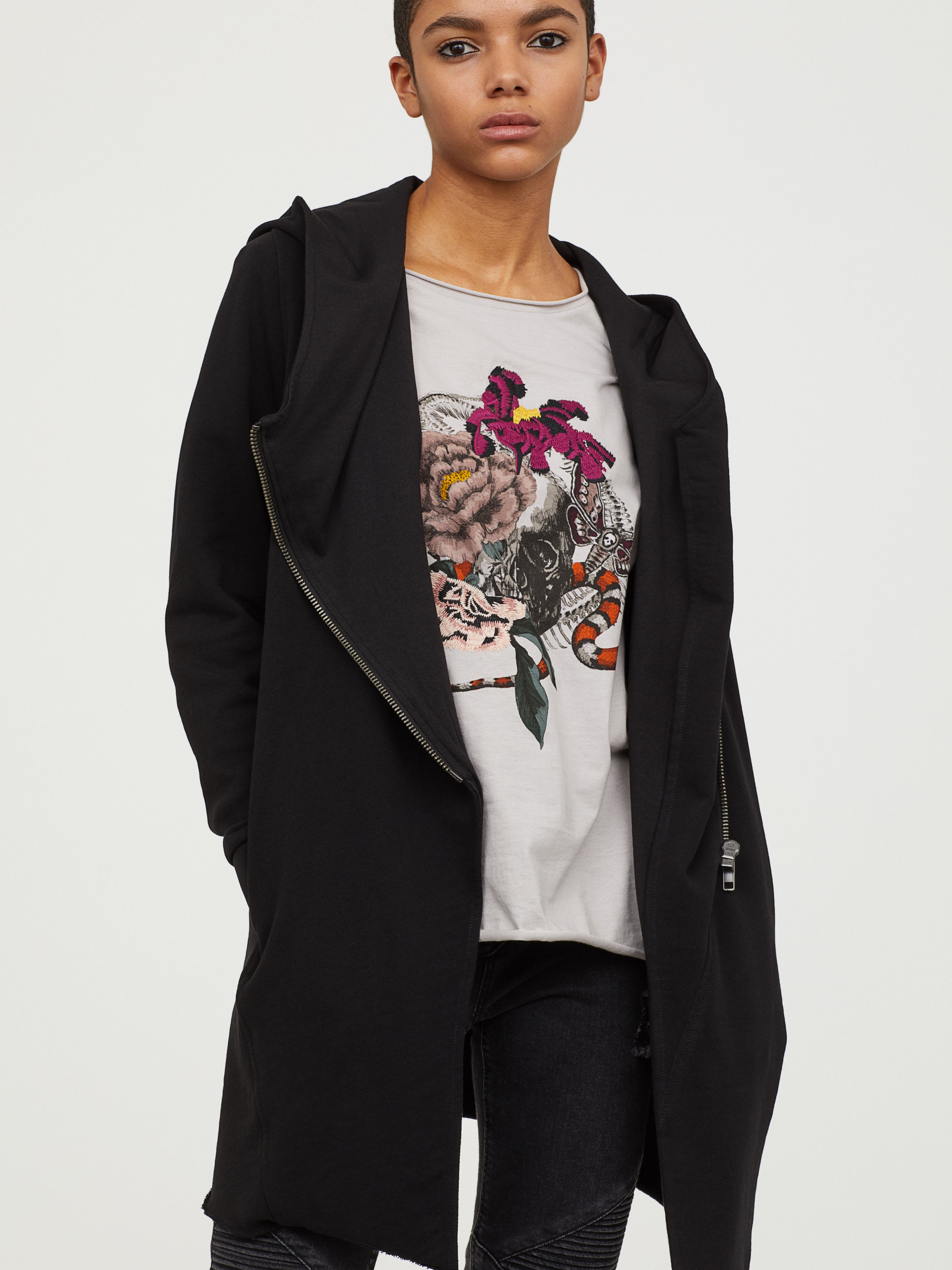 

Толстовка H&M Divided XAZ083549VAIT  Черная, Толстовка H&M Divided XAZ083549VAIT S Черная