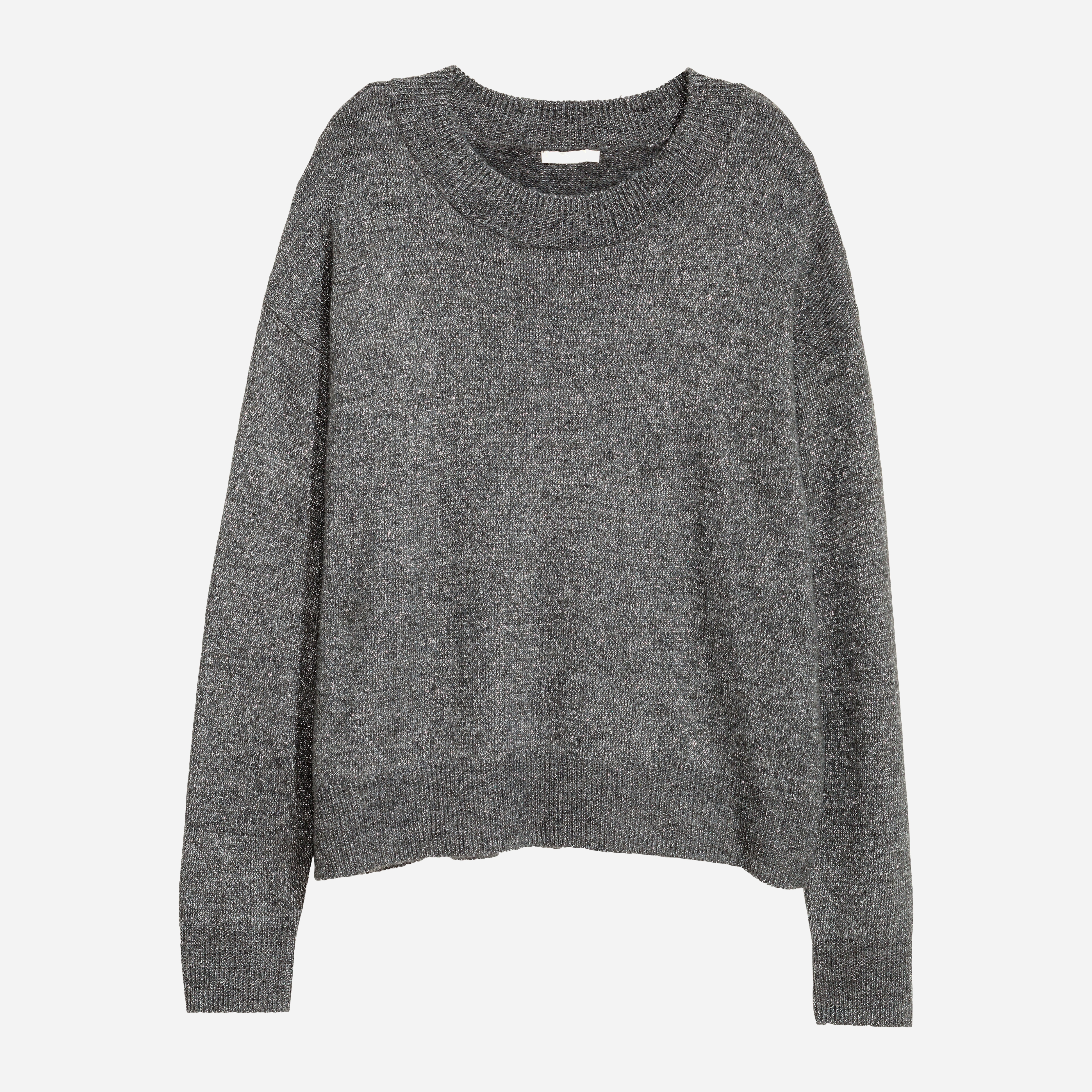 

Джемпер H&M XAZ092350KIOA  Темно-серый с серебристым, Джемпер H&M XAZ092350KIOA S Темно-серый с серебристым