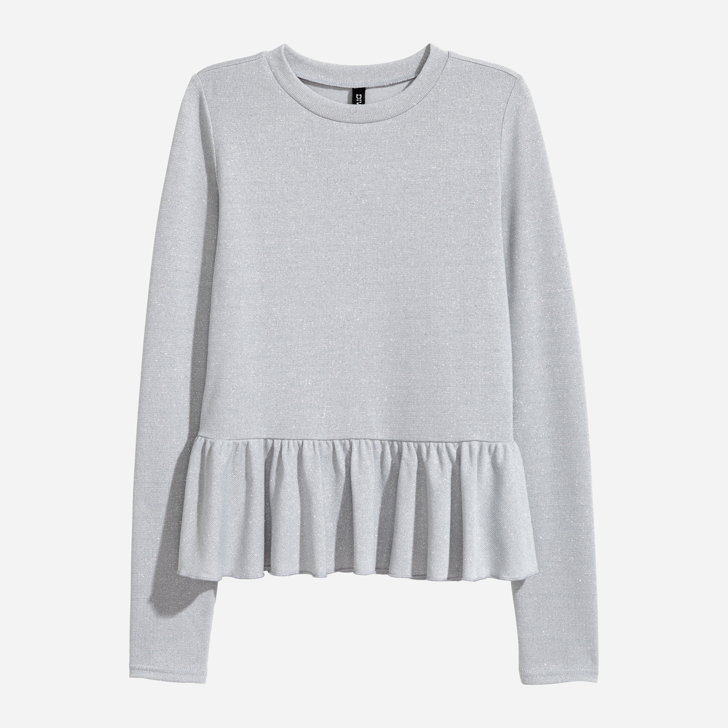 

Лонгслив H&M Divided XAZ155824YJTT  Серый с серебристым, Лонгслив H&M Divided XAZ155824YJTT XS Серый с серебристым