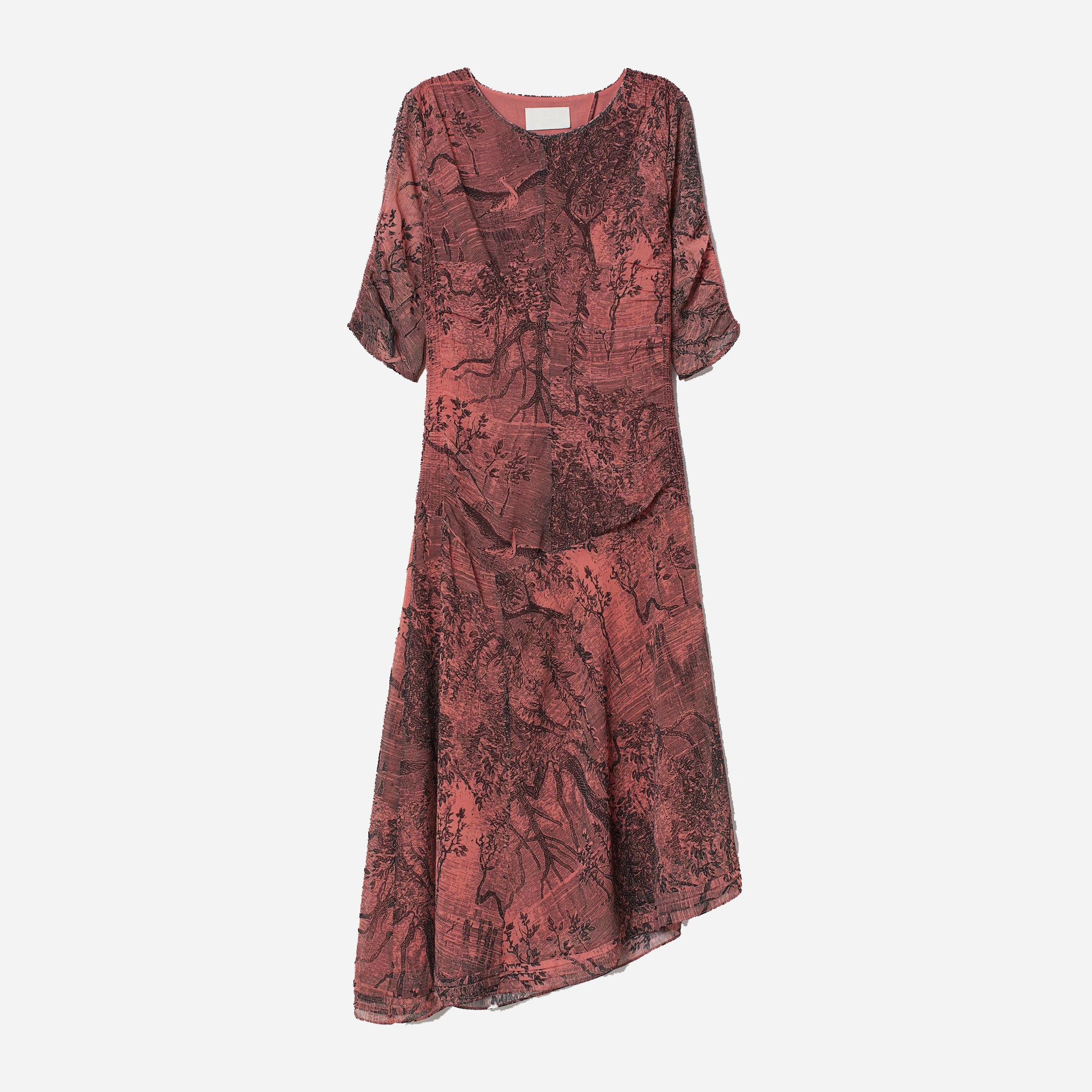 

Платье H&M XAZ167819NTVB  Темно-розовое с черным, Платье H&M XAZ167819NTVB 36 Темно-розовое с черным