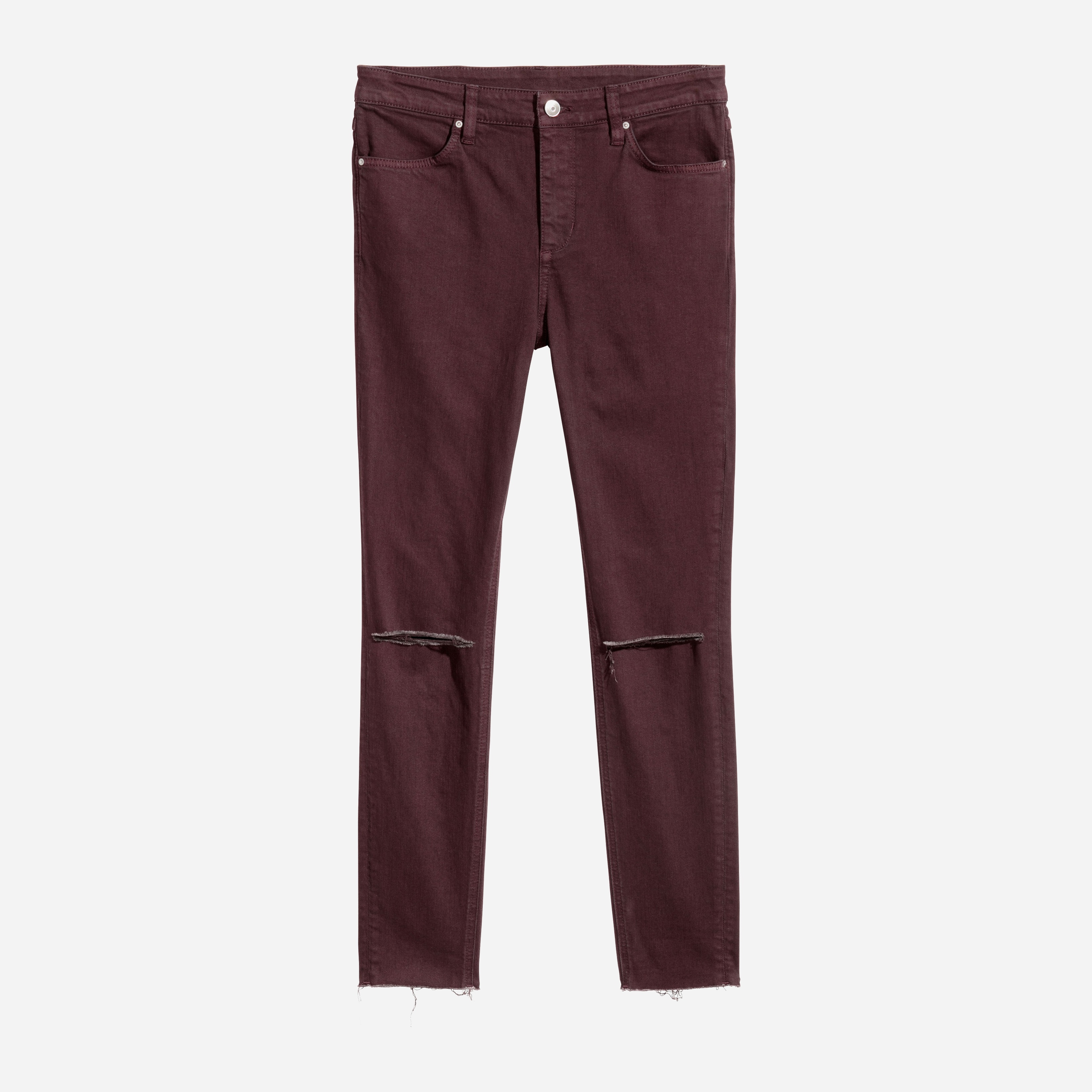 

Джинсы H&M 2522986-ACUK 38 Бордовые