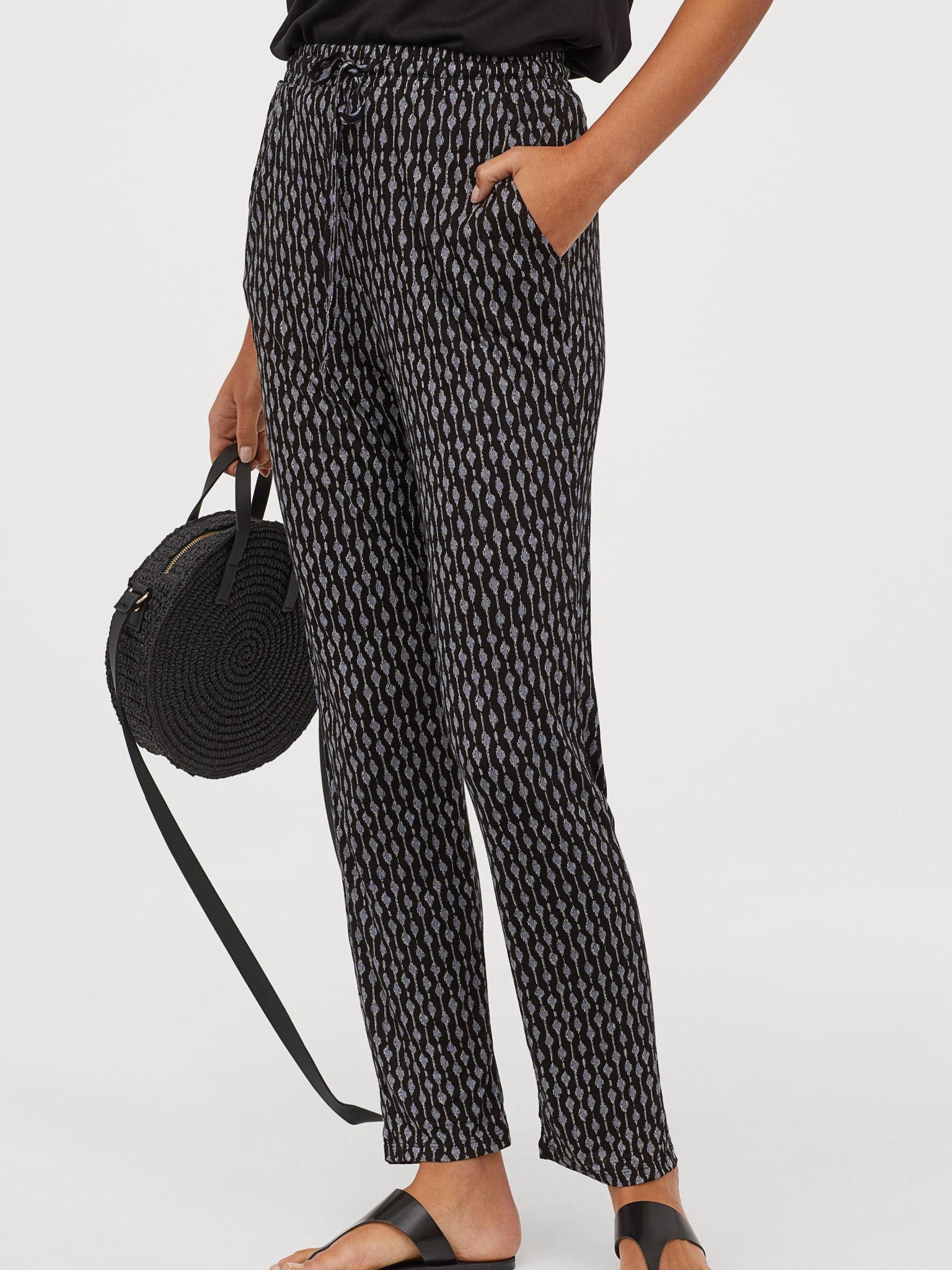 

Брюки H&M XAZ178188CHHL  Черные с серым, Брюки H&M XAZ178188CHHL S Черные с серым