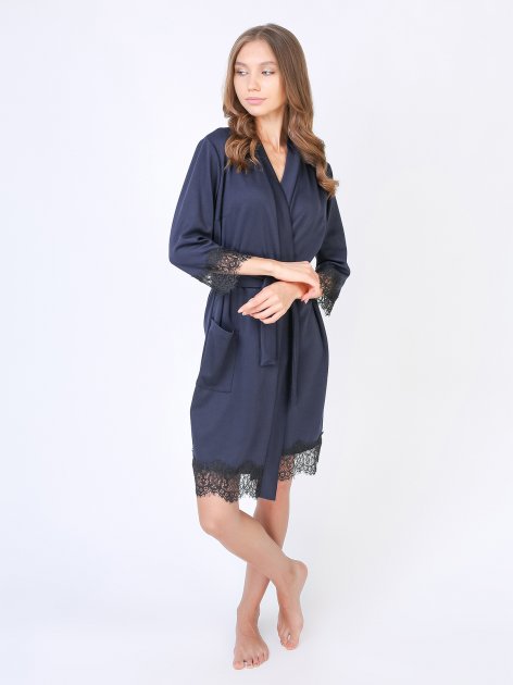 

Халат женский Angelo dolce l-15 42-44 - Темно-Синий, Халат женский Angelo dolce l-15 42-44 XS-S Темно-Синий