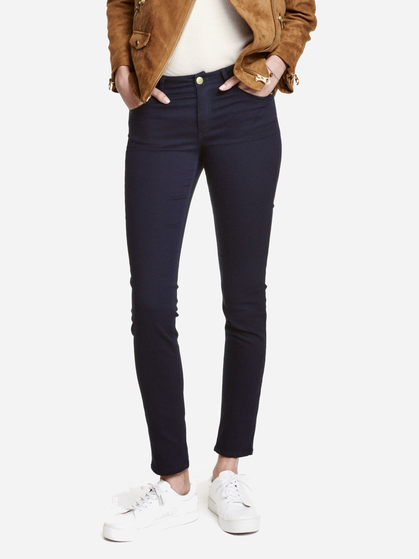 

Джинсы H&M 3559534-AAQJ 34 Темно-синие