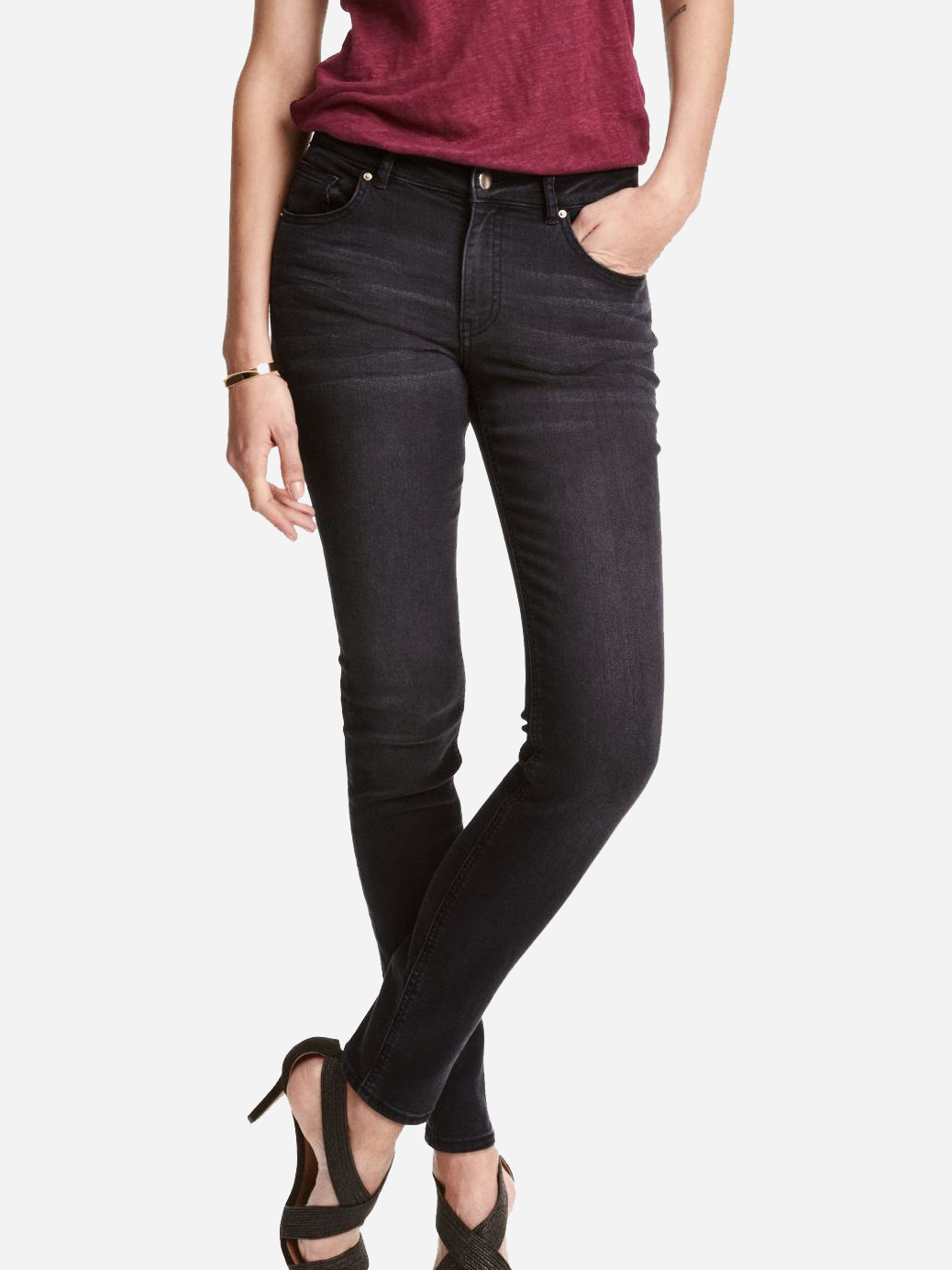 

Джинсы H&M 54176043  Черные, Джинсы H&M 54176043 32 Черные
