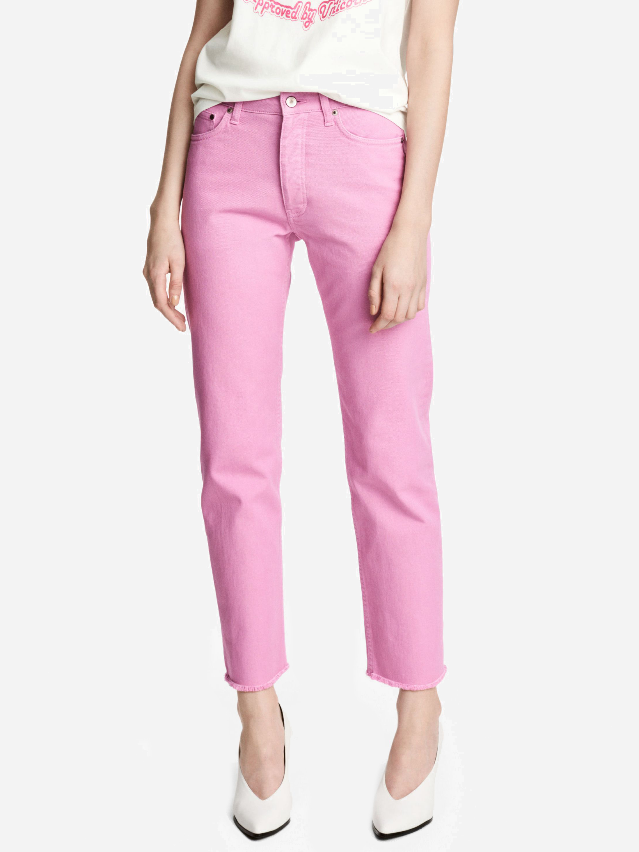 

Джинсы H&M 5065905-ACWG 40 Розовые