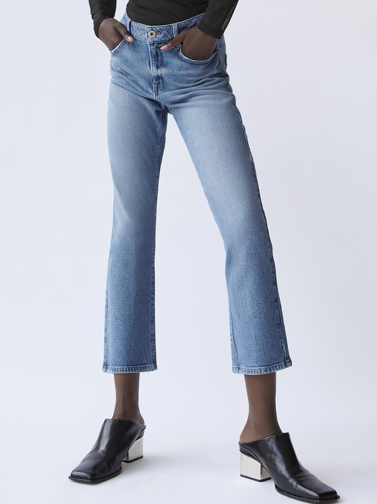 

Джинсы Zara 6164/160/427 36 Голубые