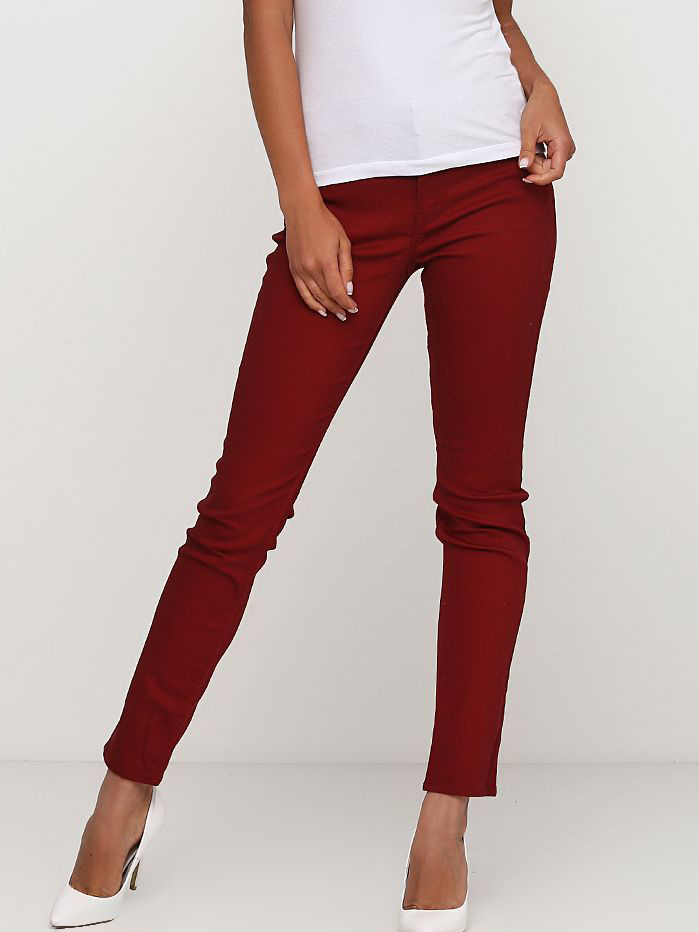 

Джинсы H&M 25-0652_02 34 Бордовые