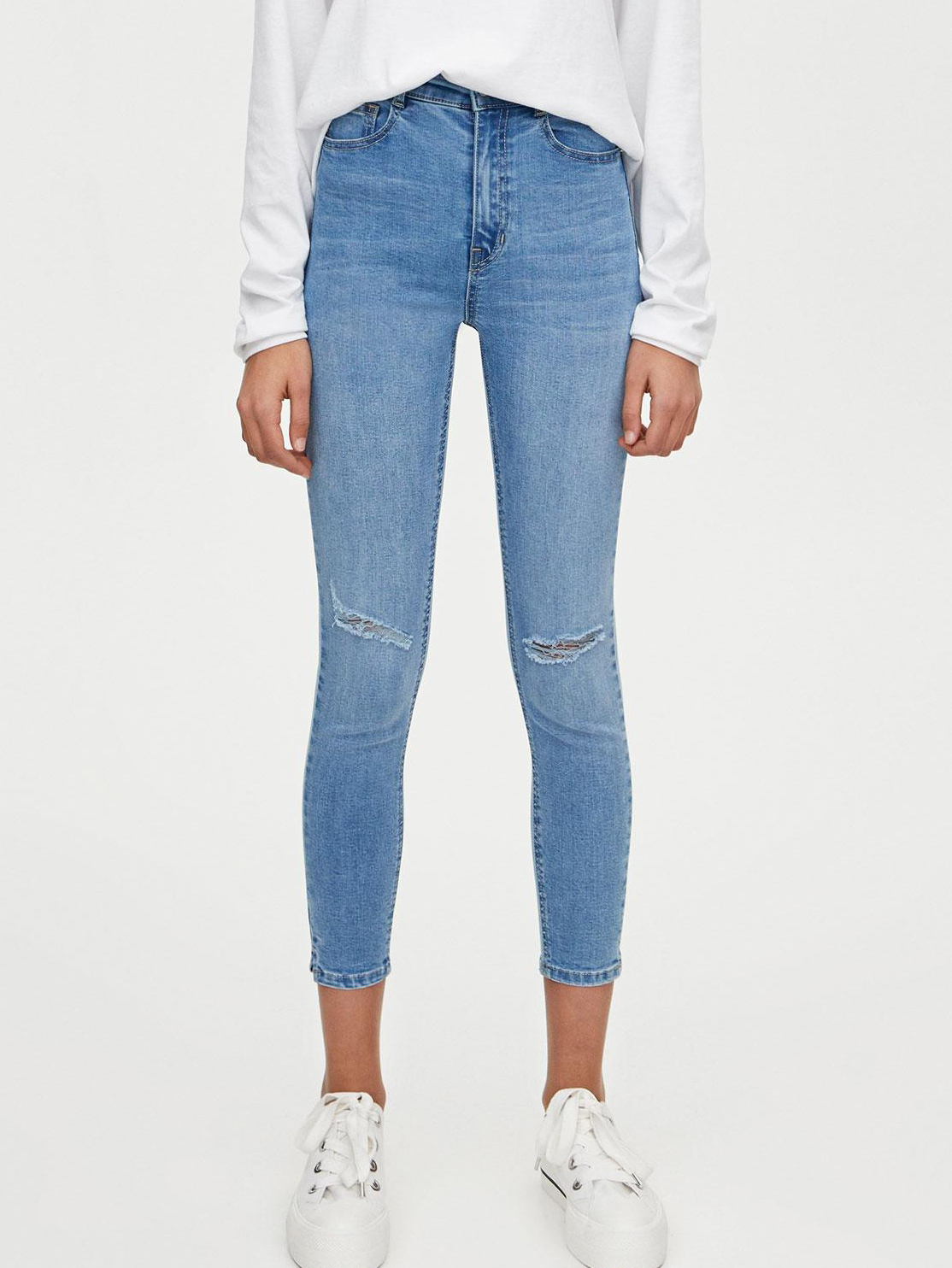 

Джинсы Pull & Bear XAZ278560YYKO 32 Голубые