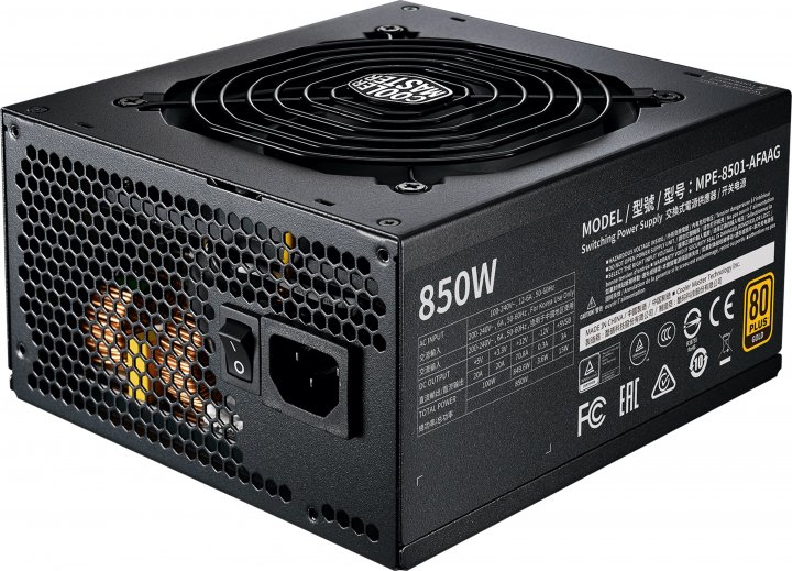 

Блок питания CoolerMaster MWE 850 Gold V2 FM 850W (MPE-8501-AFAAG-EU)