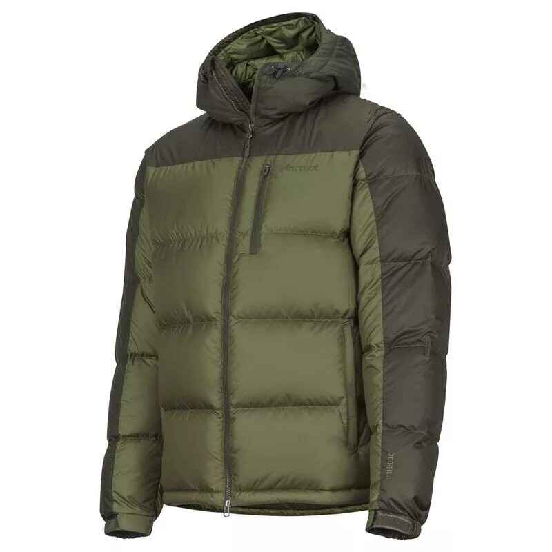 

Пуховик Marmot Guides Down Hoody Jacket (размер Small, цвет Bomber Green/Forest Night)