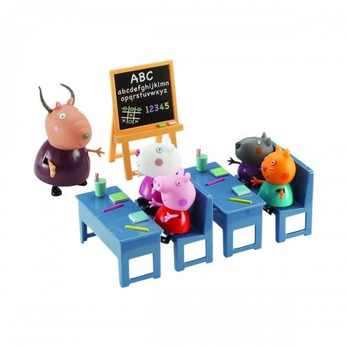

Игровой набор Peppa - ИДЕМ В ШКОЛУ (класс, 5 фигурок) (20827)