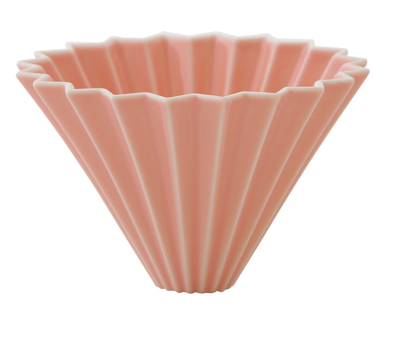 

Пуровер фарфоровый Origami Dripper M Pink